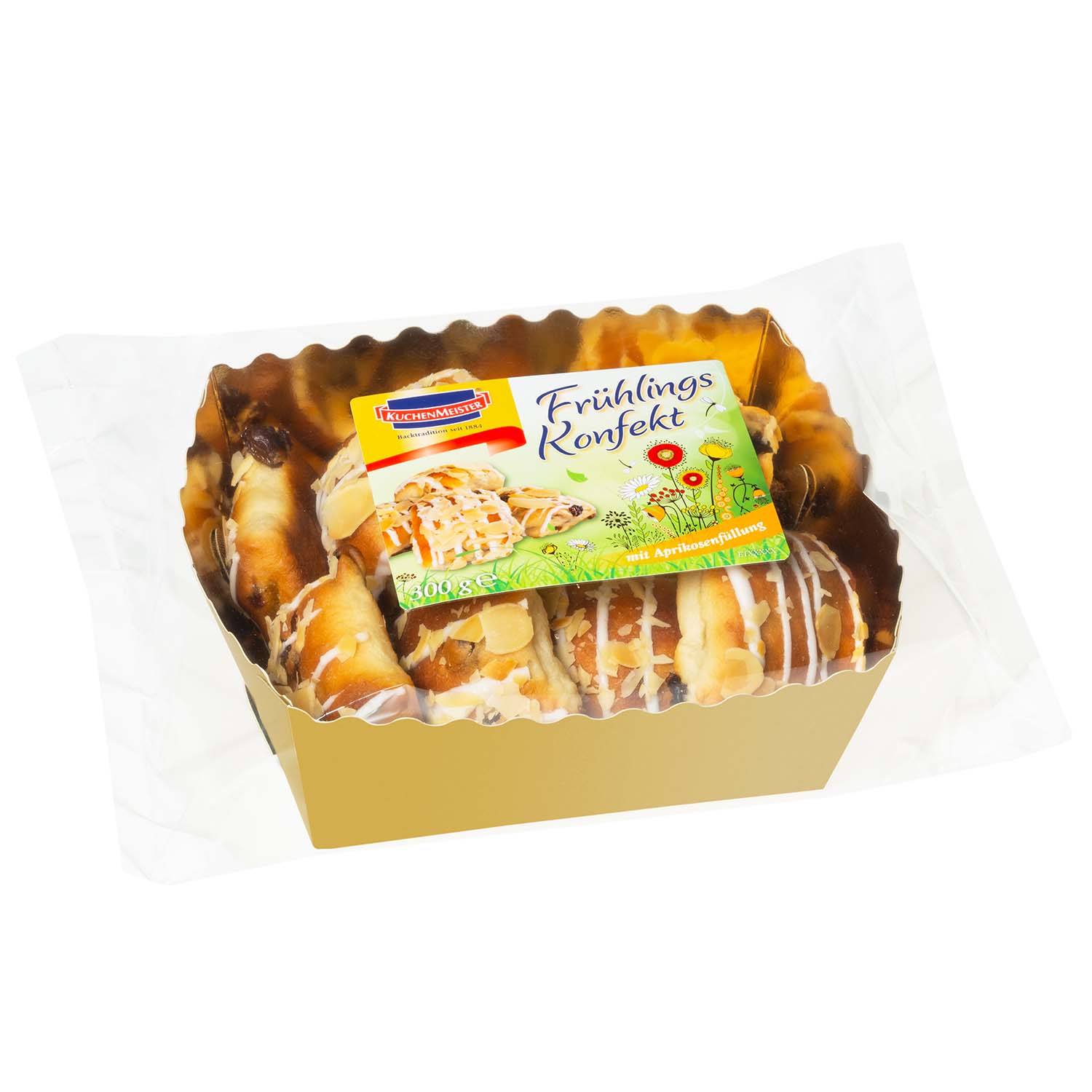 KuchenMeister Frühlingskonfekt mit Aprikosenfüllung 300g