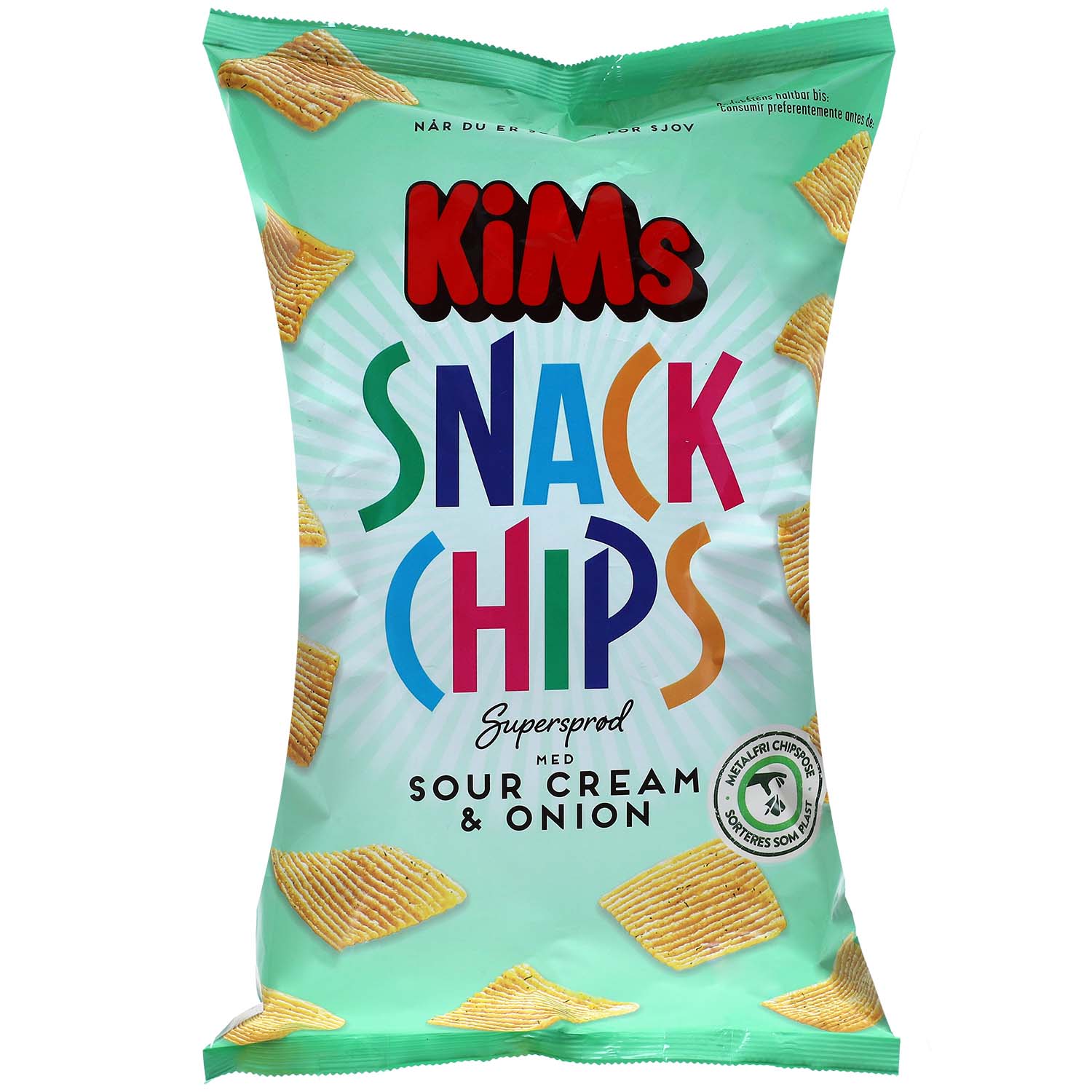 KiMs Snack Chips Sour Cream & Onion 160g