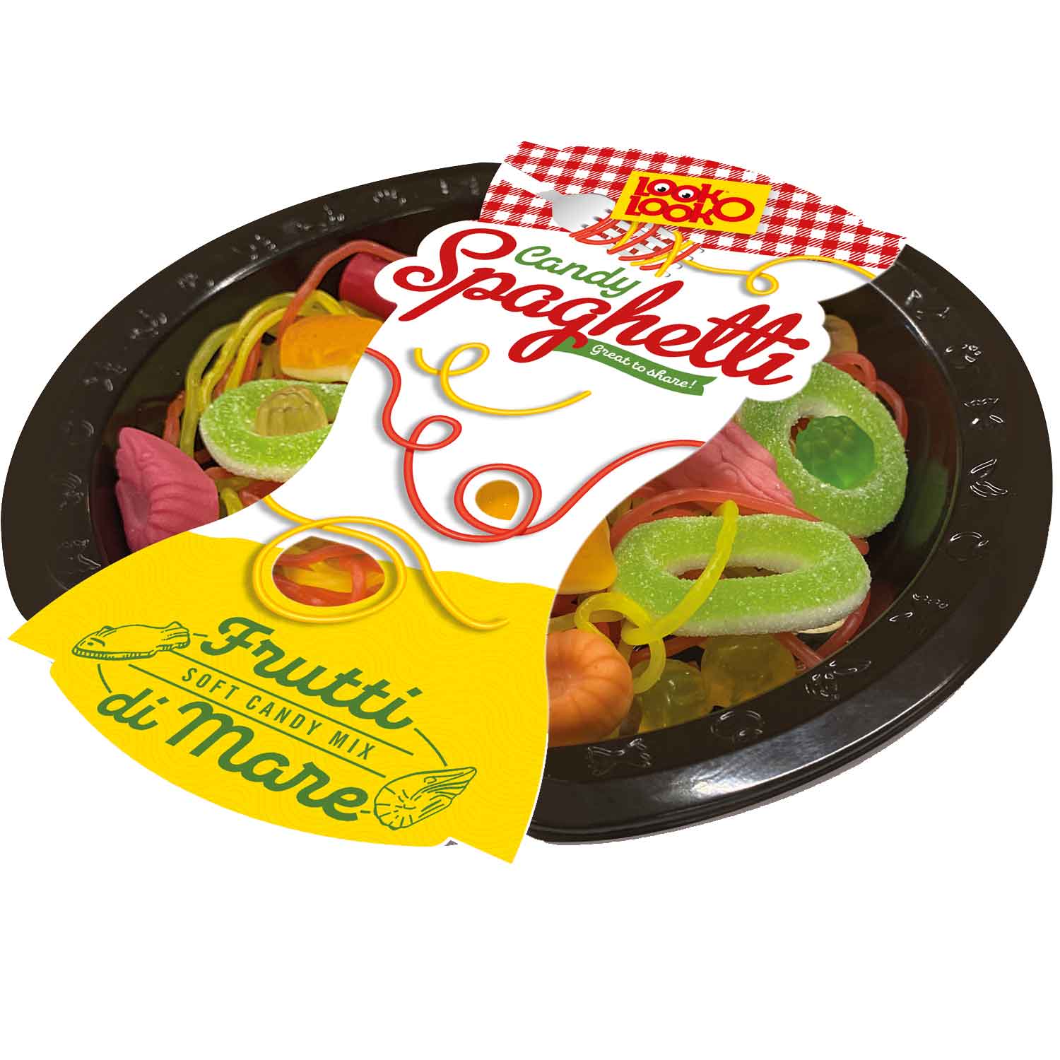 Look-O-Look Candy Spaghetti Frutti di Mare 230g
