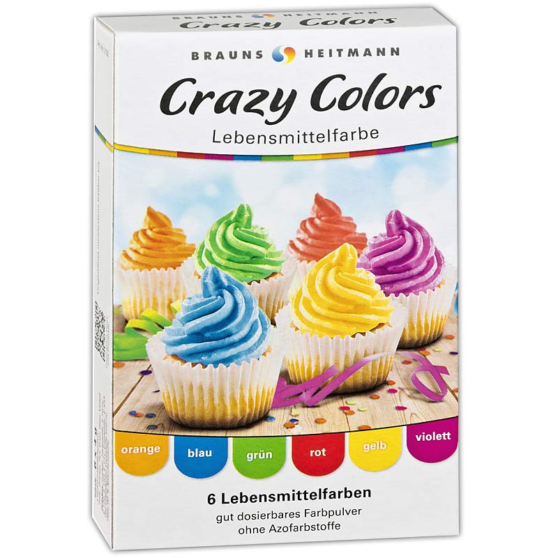 Brauns Heitmann Crazy Colors 6 Lebensmittelfarben