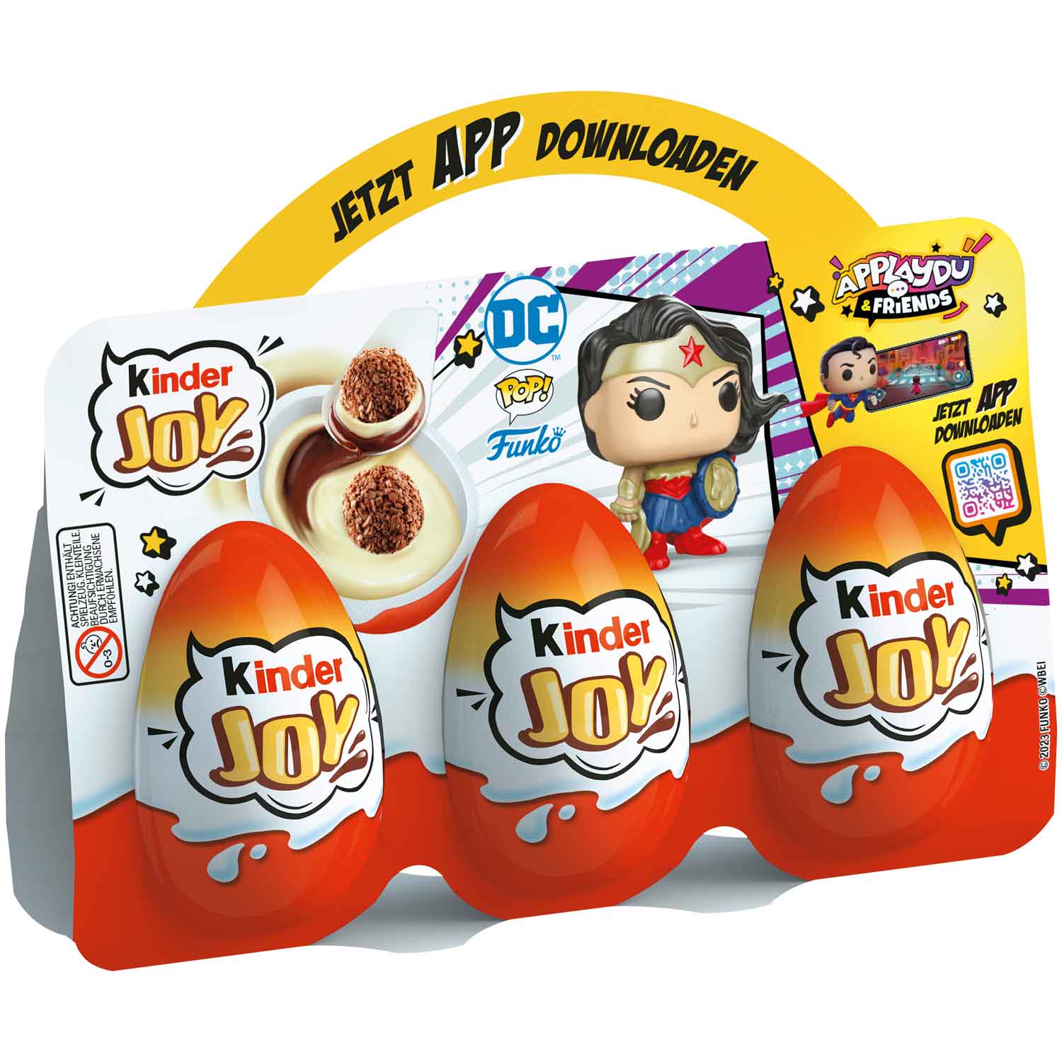 kinder JOY 'DC Comics' 3er (MHD 27.04.2024)