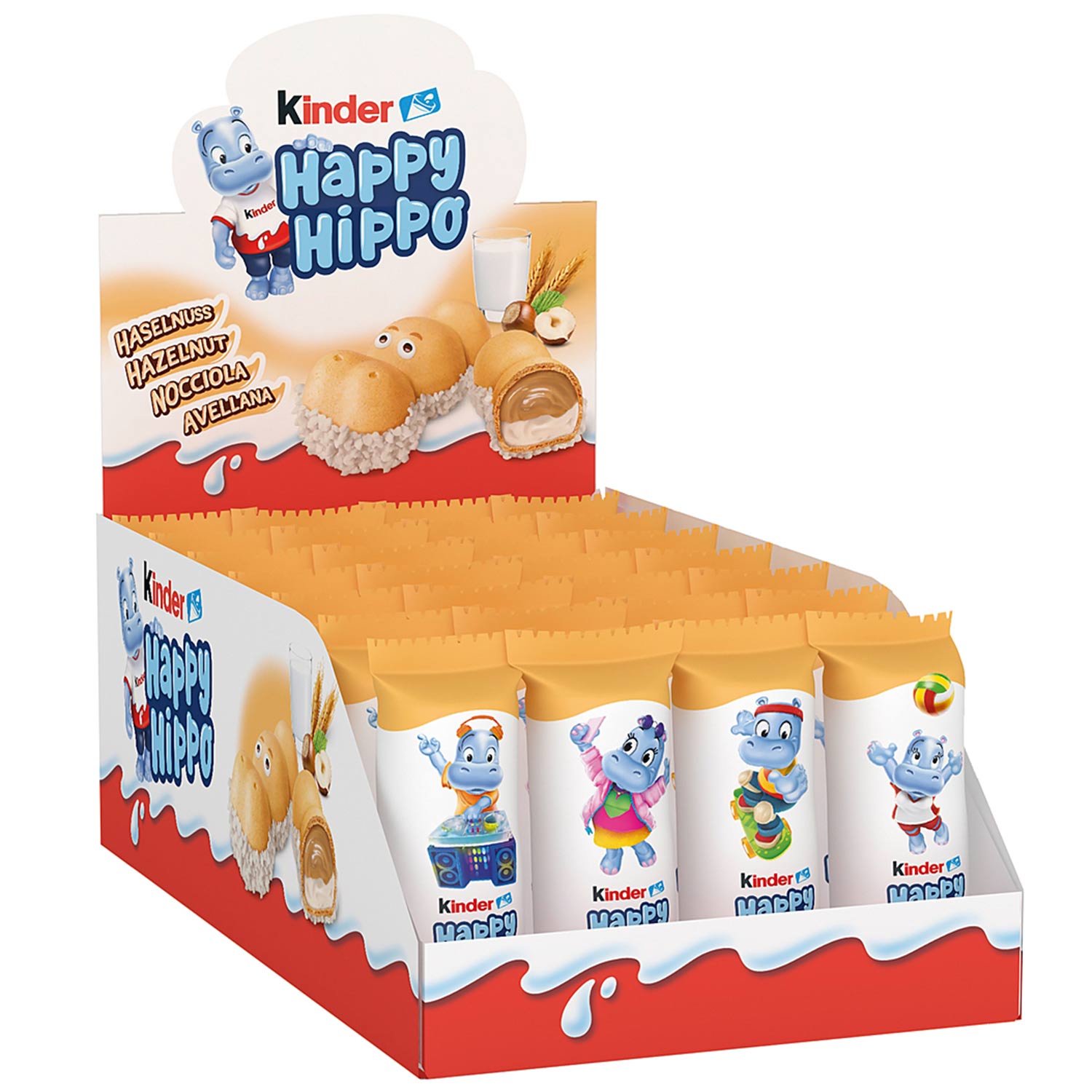 kinder Happy Hippo Haselnuss