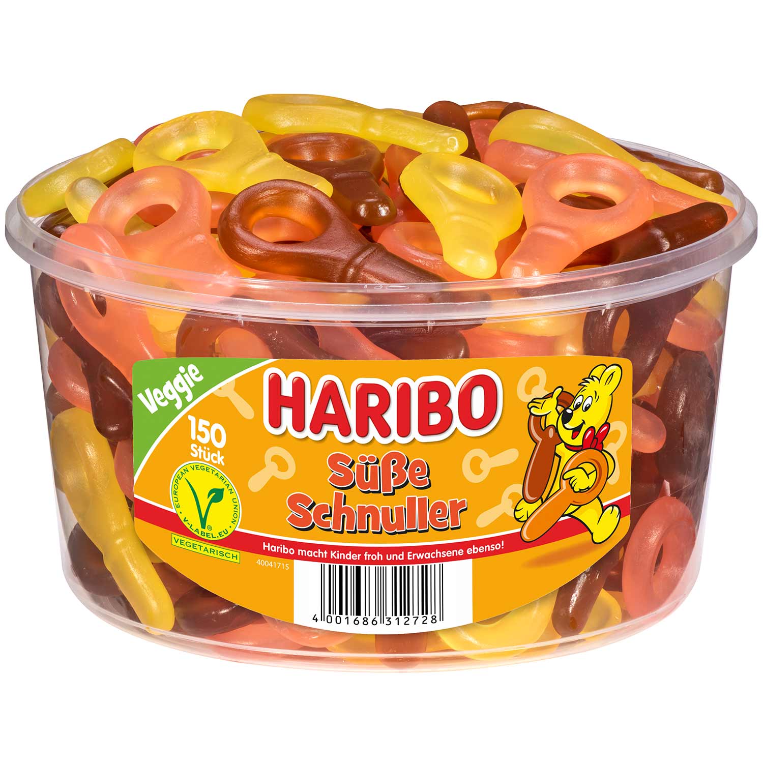 Haribo Süße Schnuller veggie 150er
