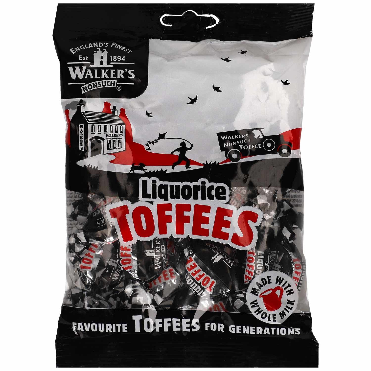 Walker's Nonsuch Liquorice Toffees 150g