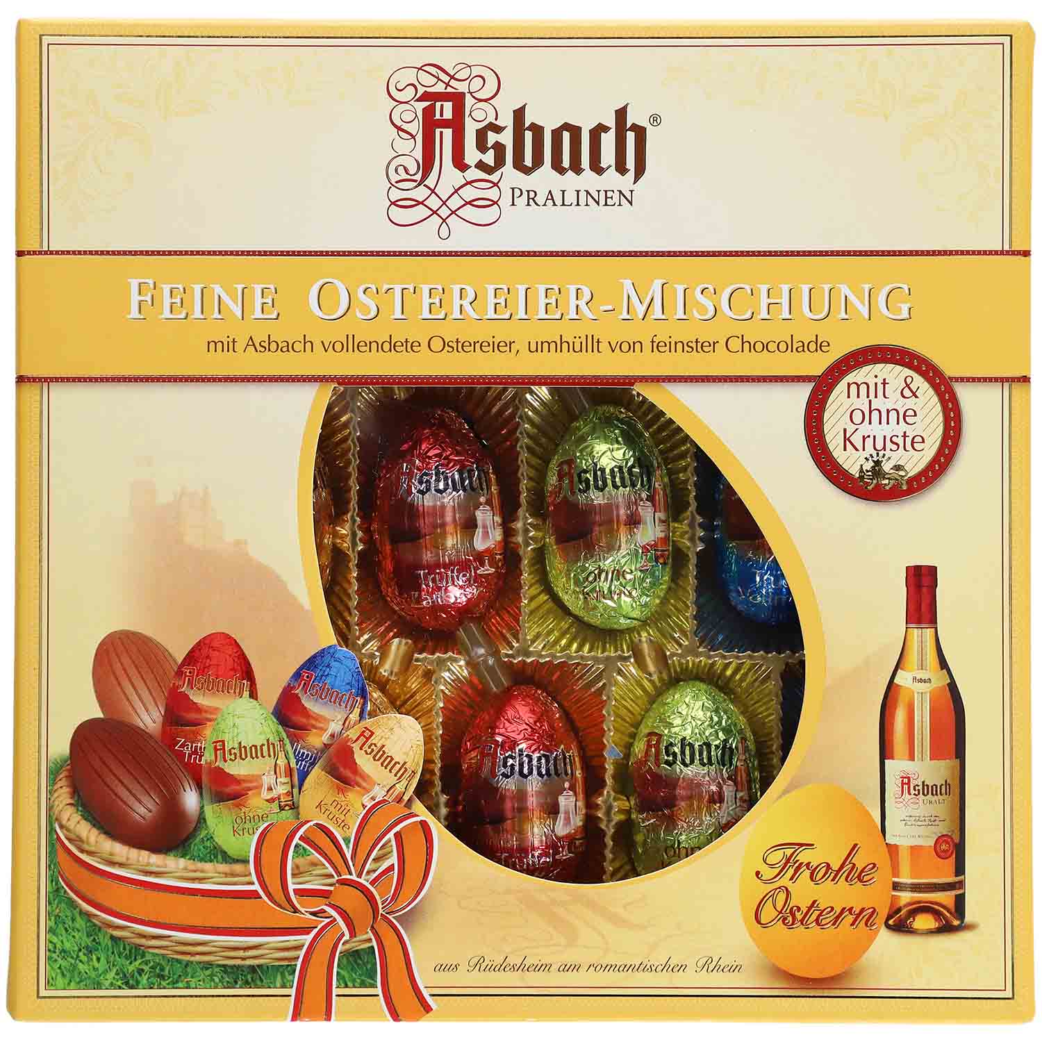Asbach Pralinen Feine Ostereier-Mischung 200g