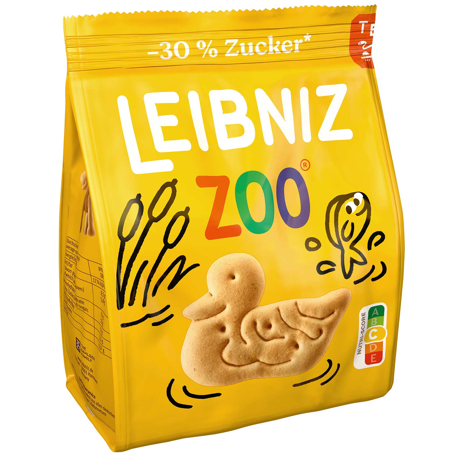 Leibniz Zoo -30% Zucker 125g