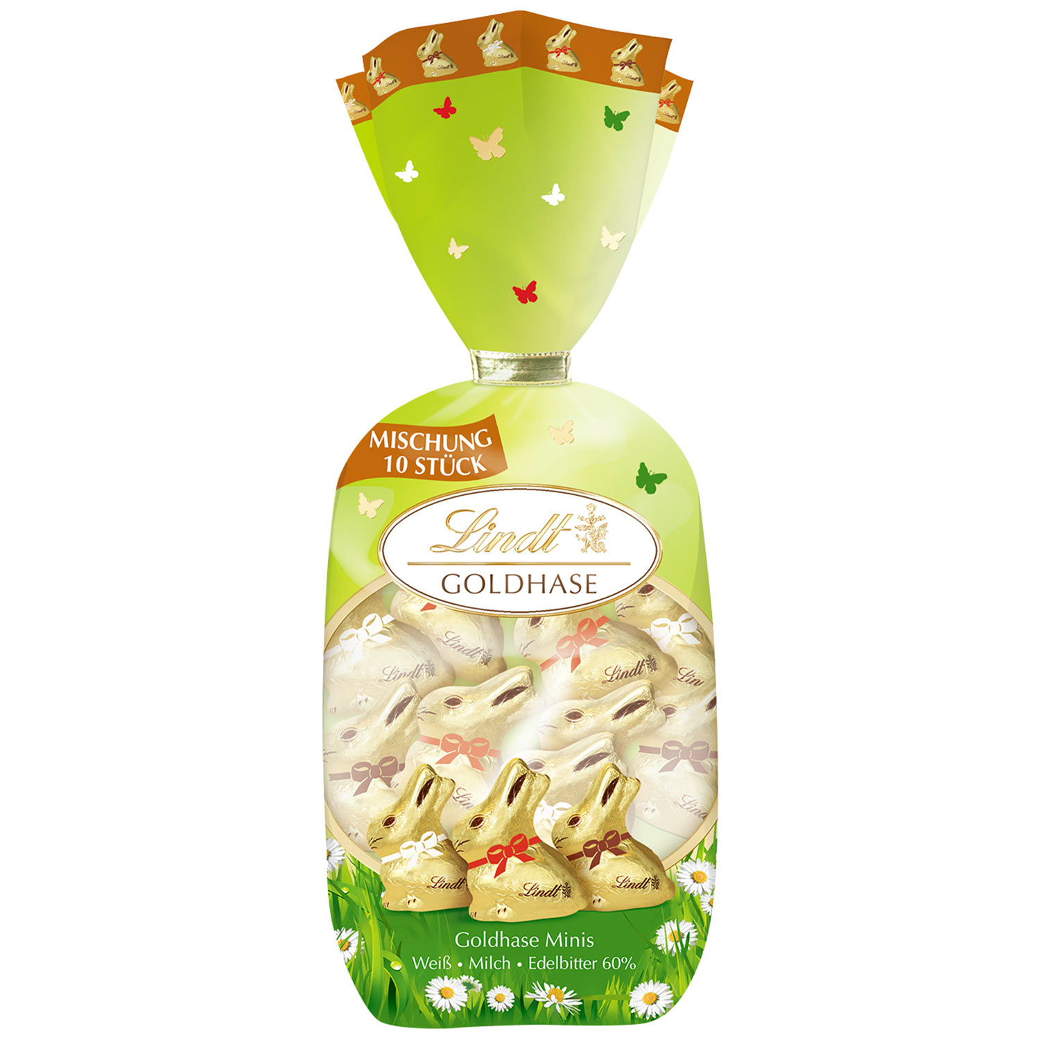 Lindt Mini-Goldhasen Mischung 10er