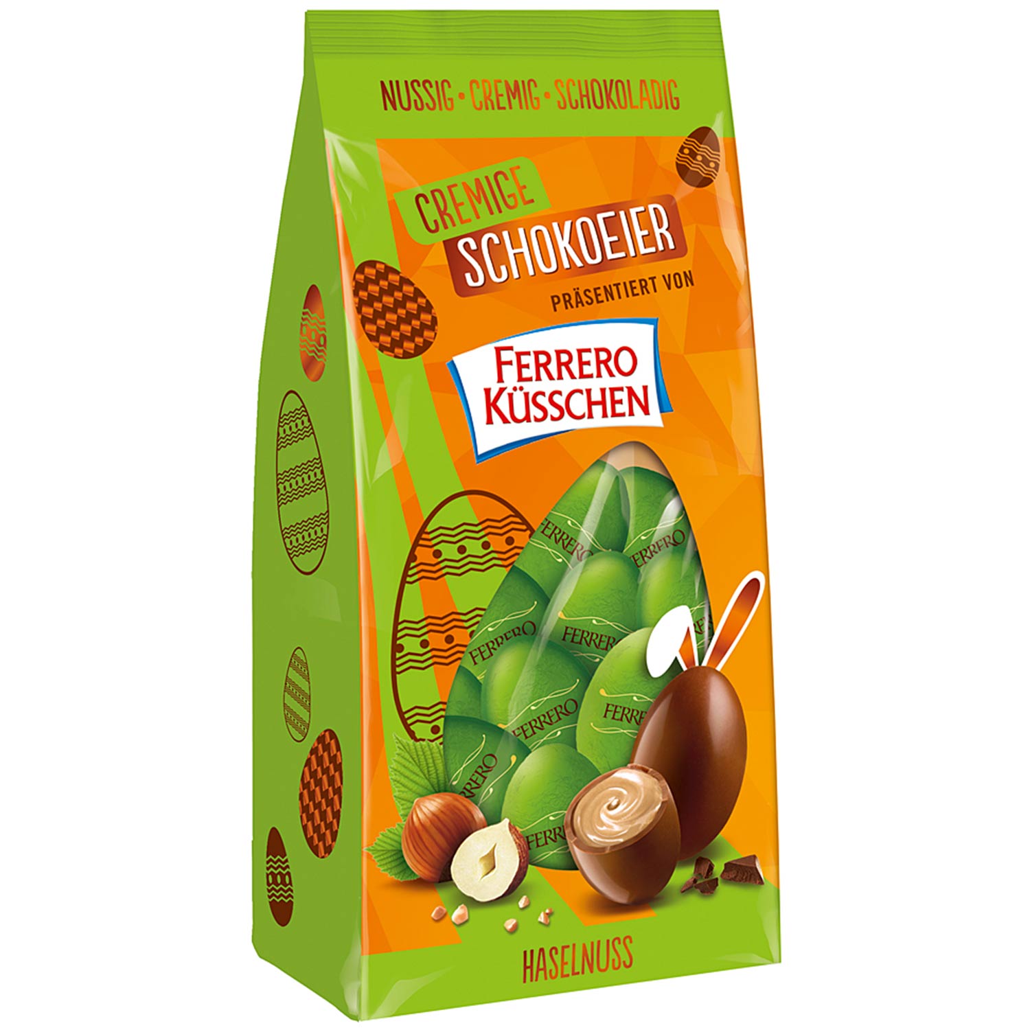 Ferrero Küsschen Cremige Schokoeier Klassik Haselnuss 100g