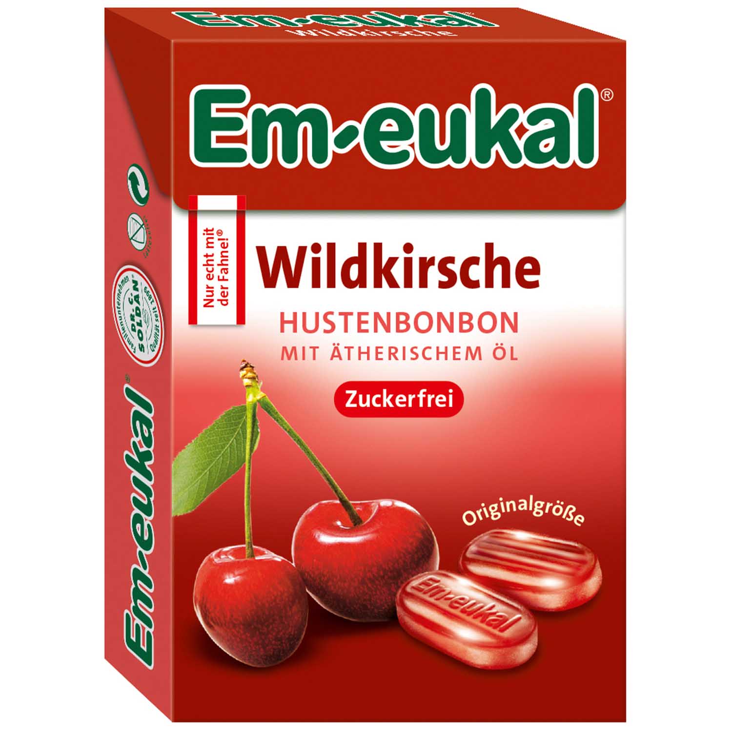 Em-eukal Wildkirsche zuckerfrei 50g