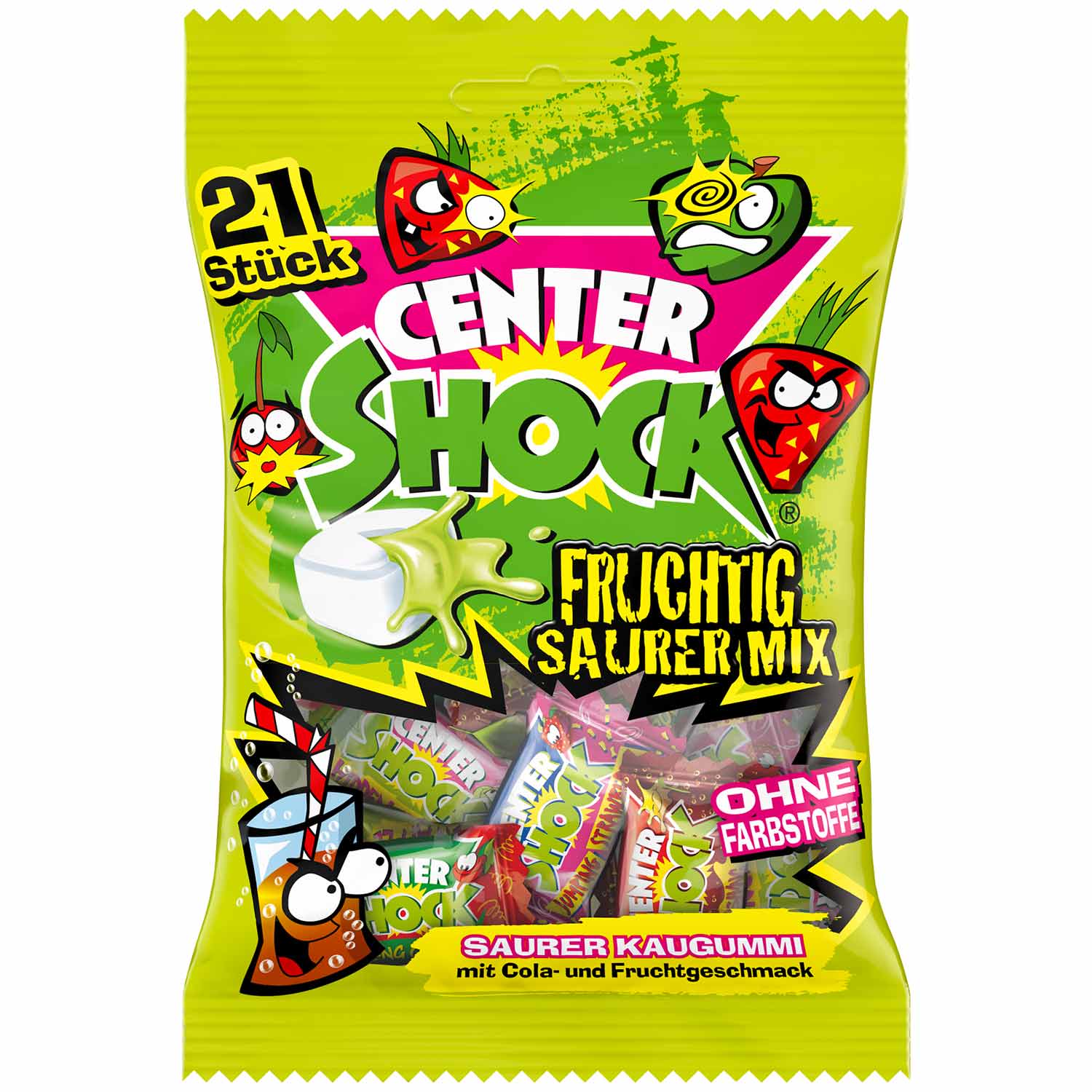 Center Shock Fruchtig Sauer Mix 21er