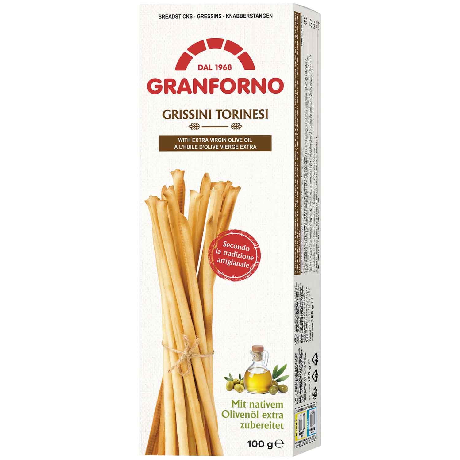 Granforno Grissini Torinesi 100g