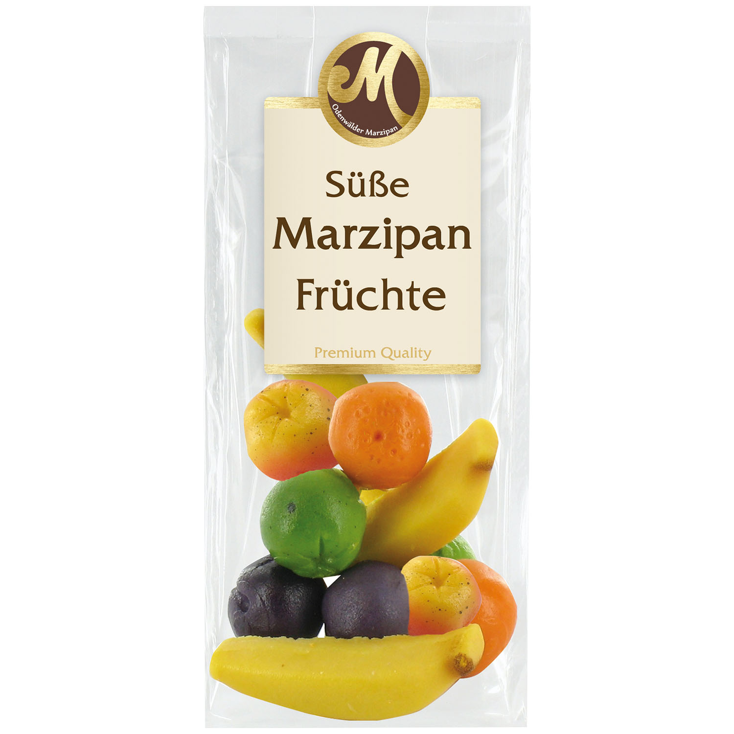 Odenwälder Edelmarzipan 'Süße Marzipanfrüchte' 100g
