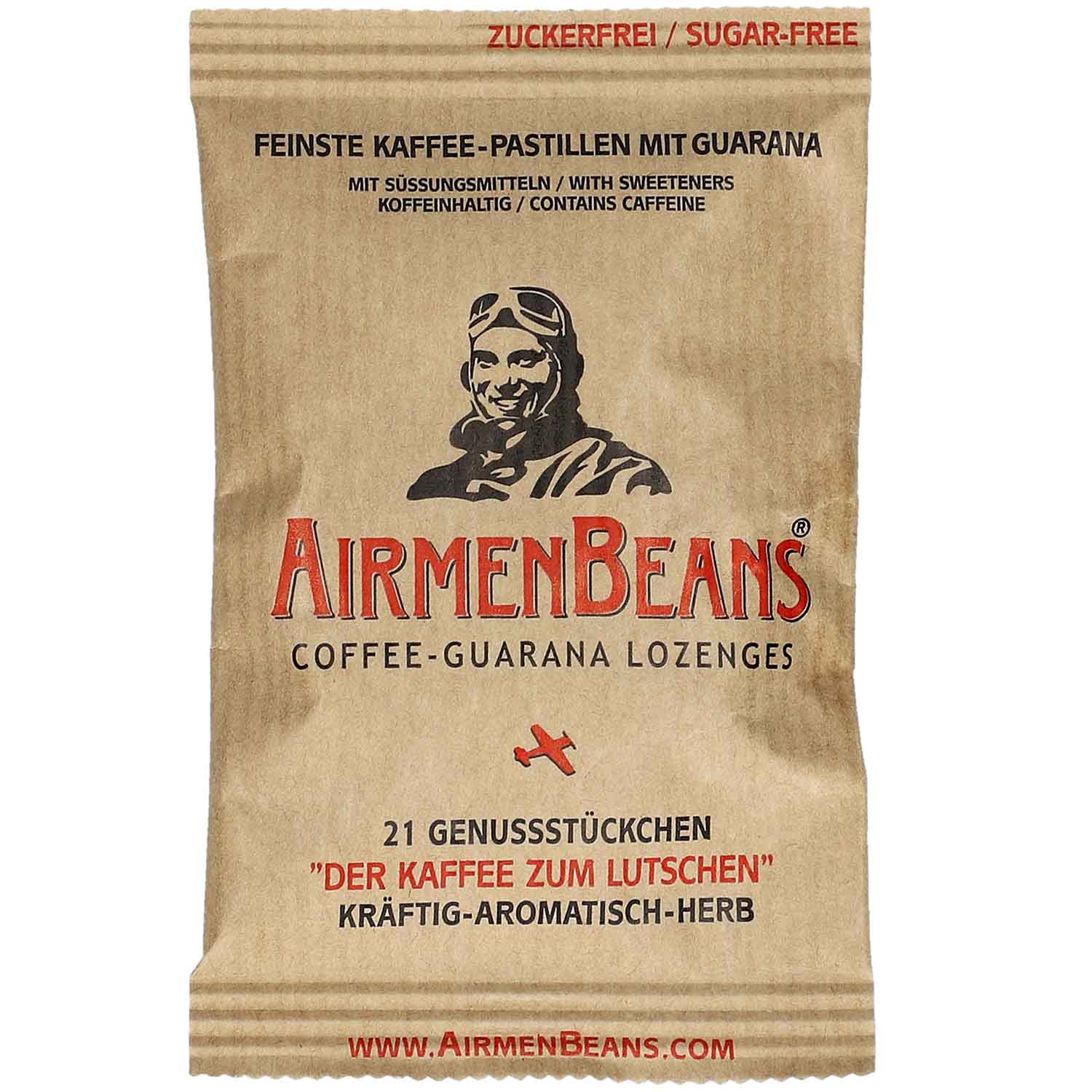 Airmen Beans Coffee-Guarana Lozenges 21g