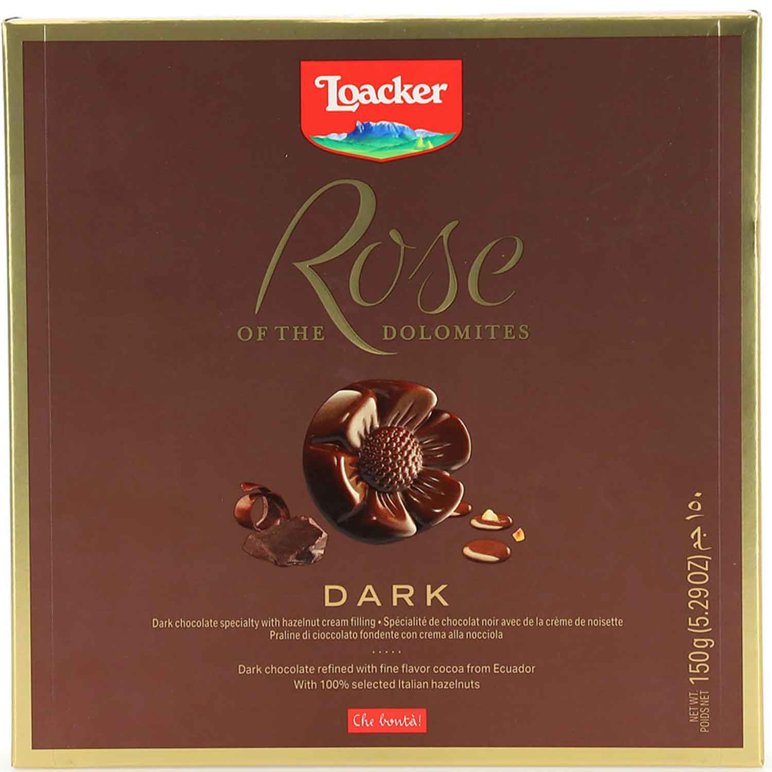 Loacker Rose of the Dolomites Dark 150g