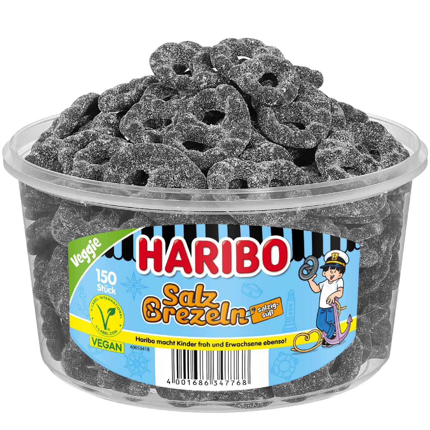 Haribo Salz-Brezeln veggie 150er