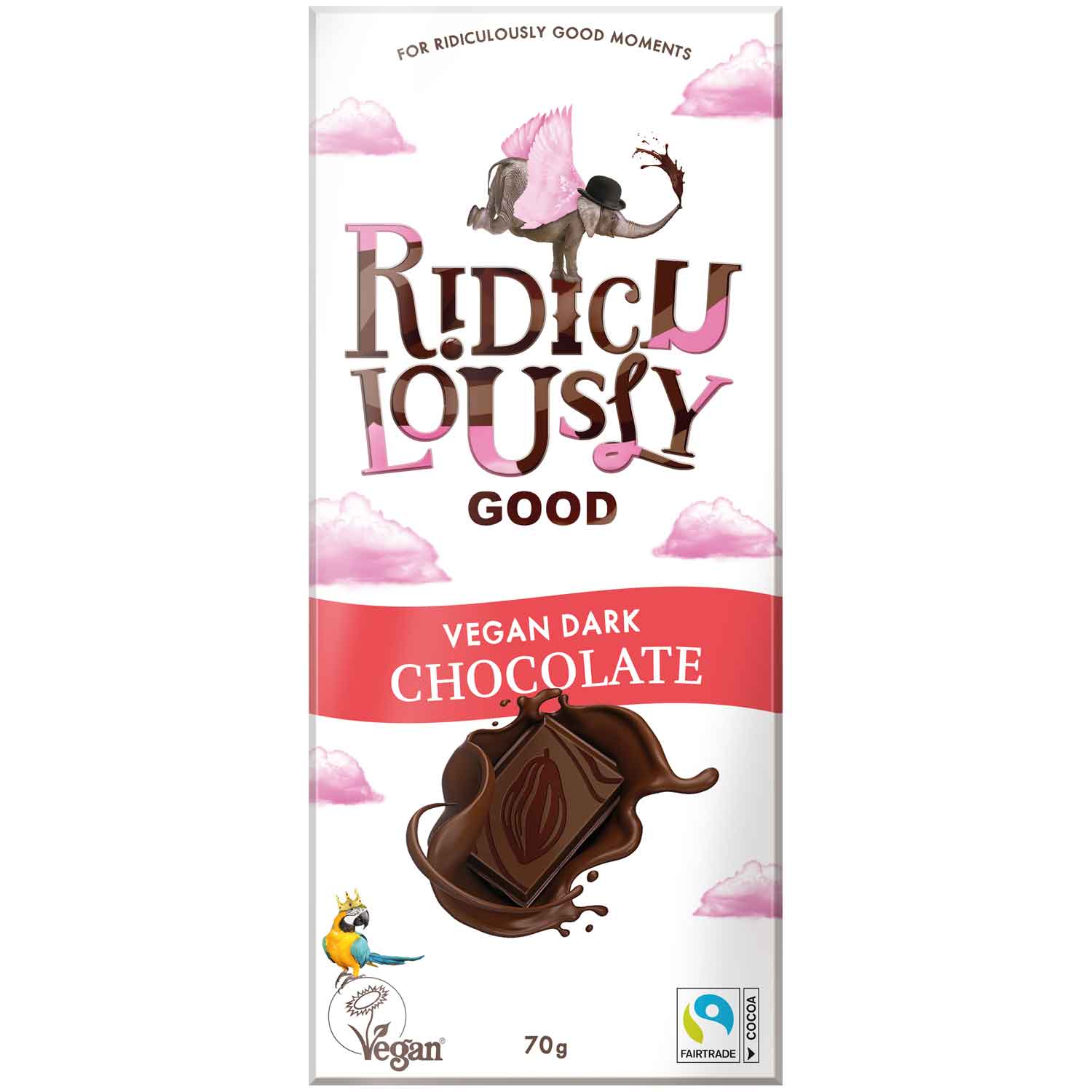 Ridiculously Good Vegan Dark Chocolate 70g