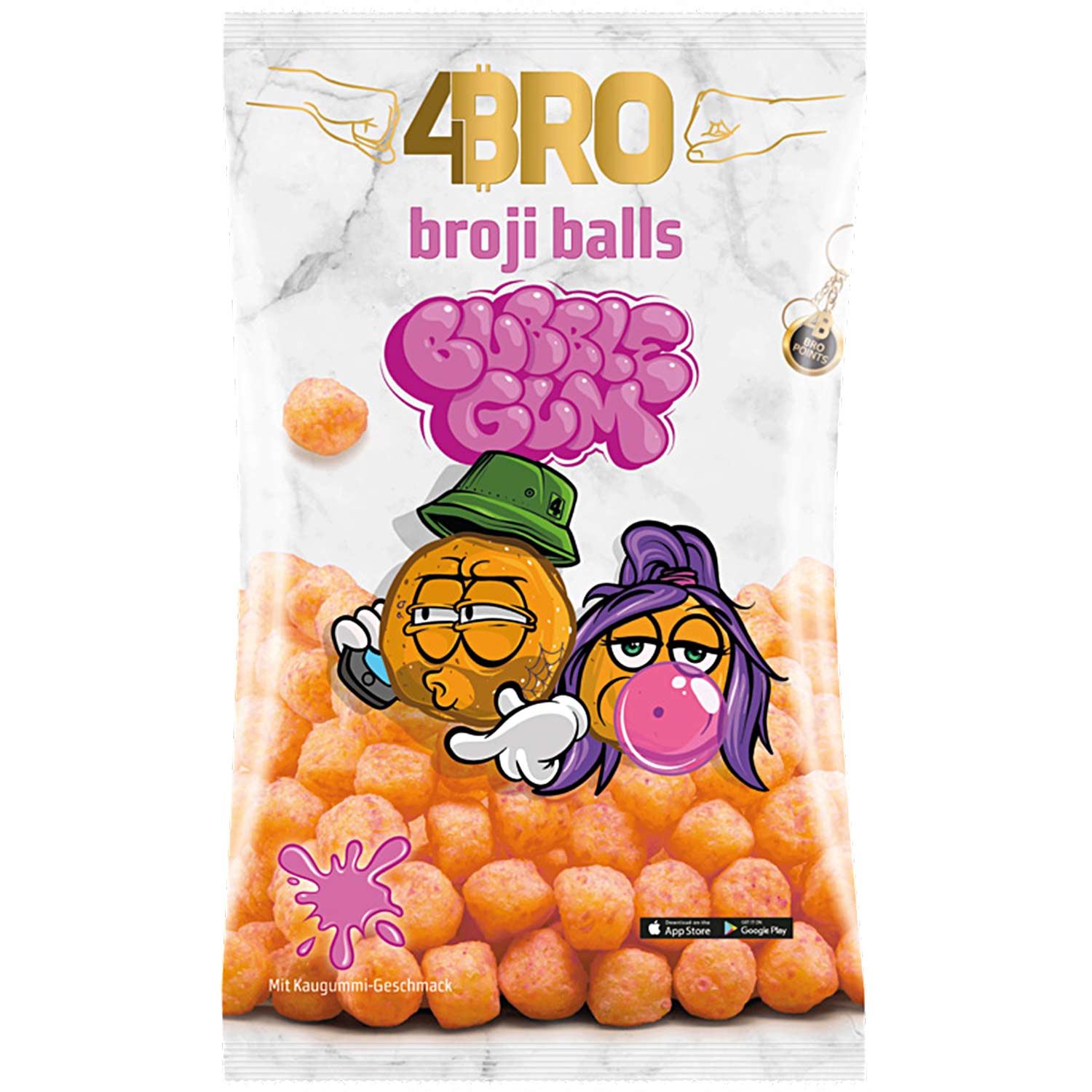 4BRO broji balls Bubble Gum 75g