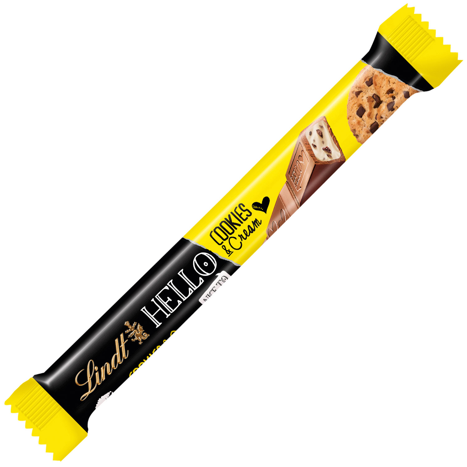 Lindt Hello Cookies & Cream Vollmilch Stick 39g