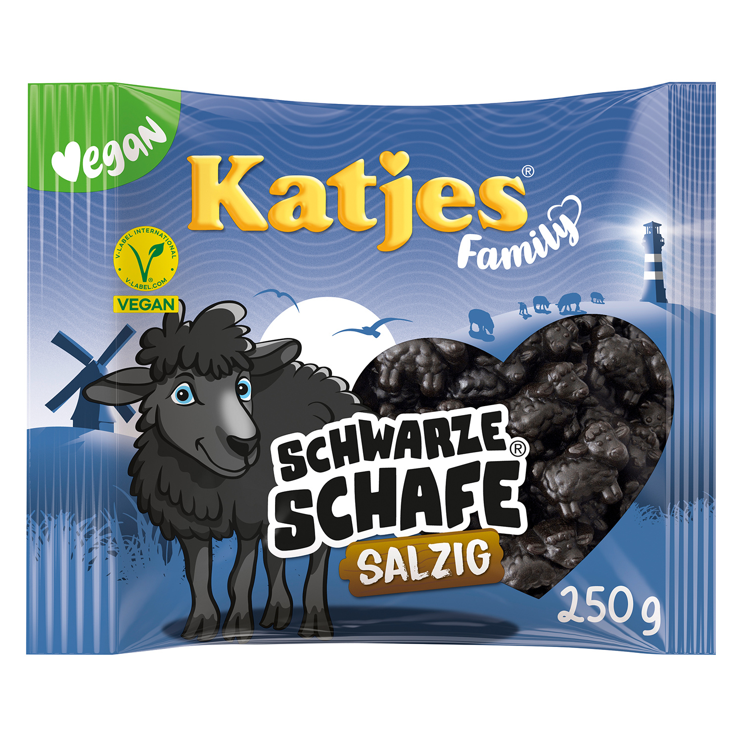 Katjes Family Schwarze Schafe Salzig 250g