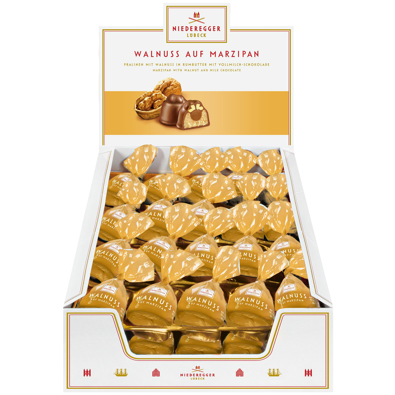 Niederegger Walnuss auf Marzipan 40x17g