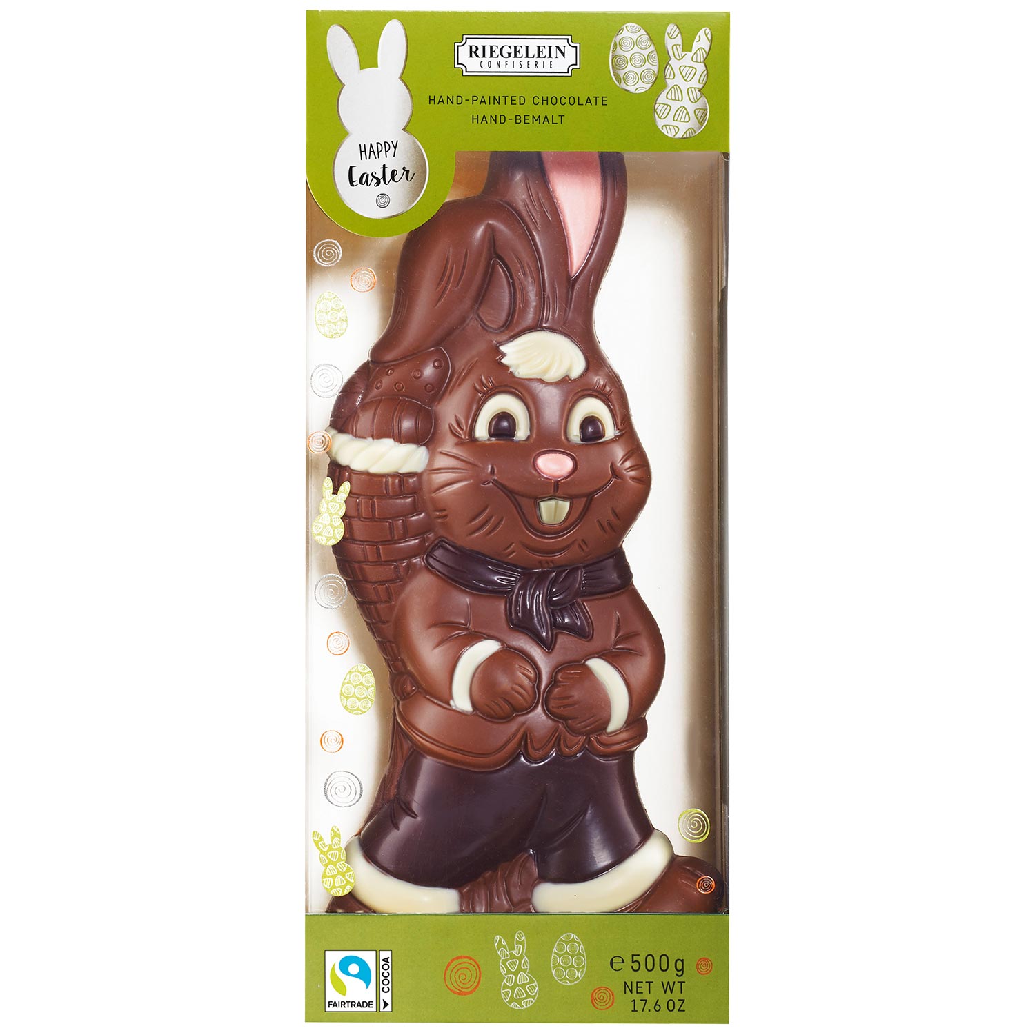 Riegelein Osterhase in Geschenkbox 500g