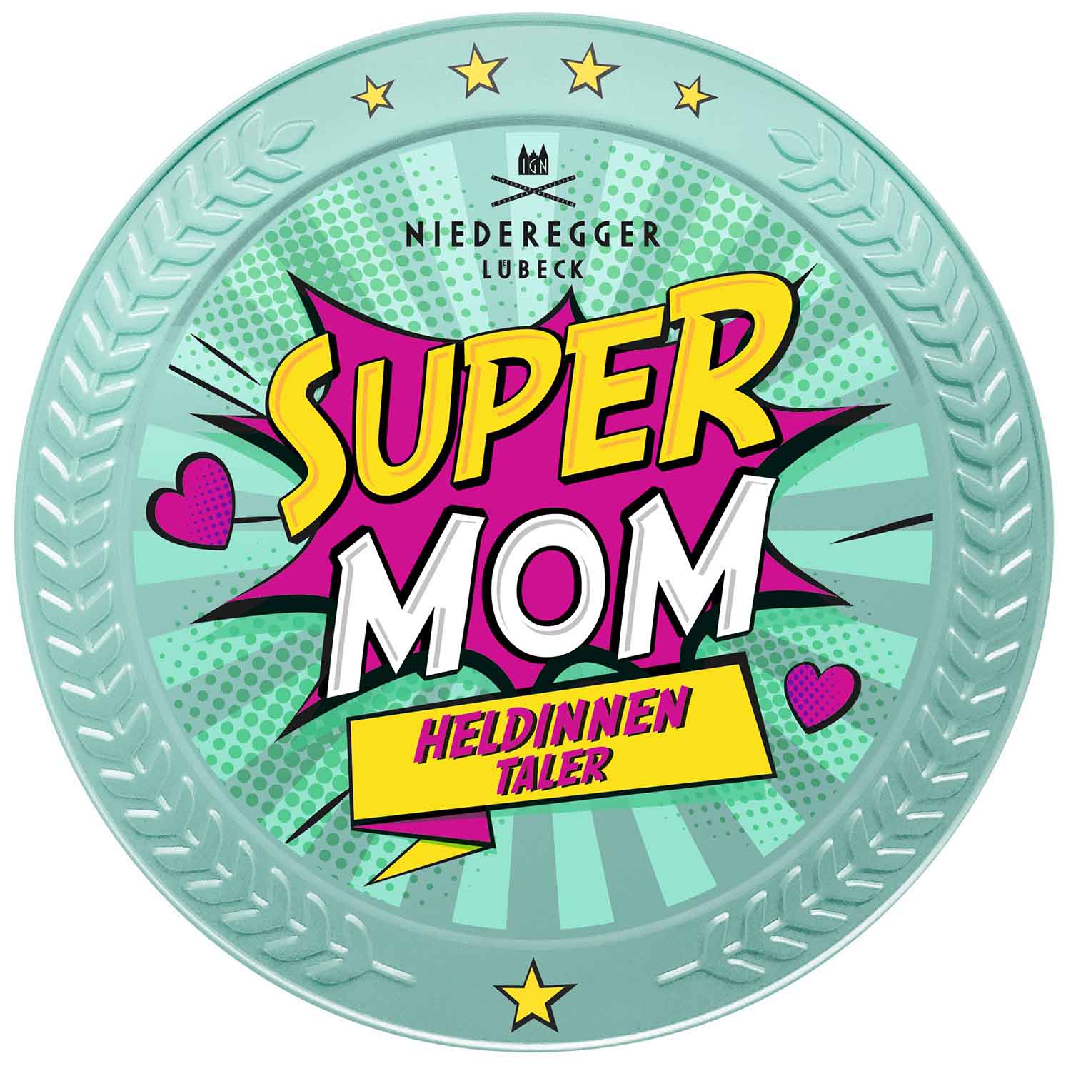 Niederegger Marzipan Taler 'Super Mom' 185g