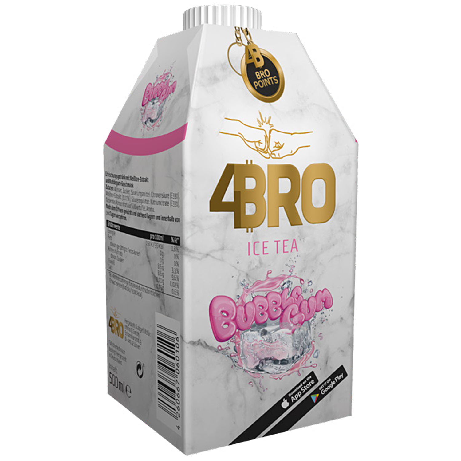4BRO Ice Tea Bubble Gum 500ml