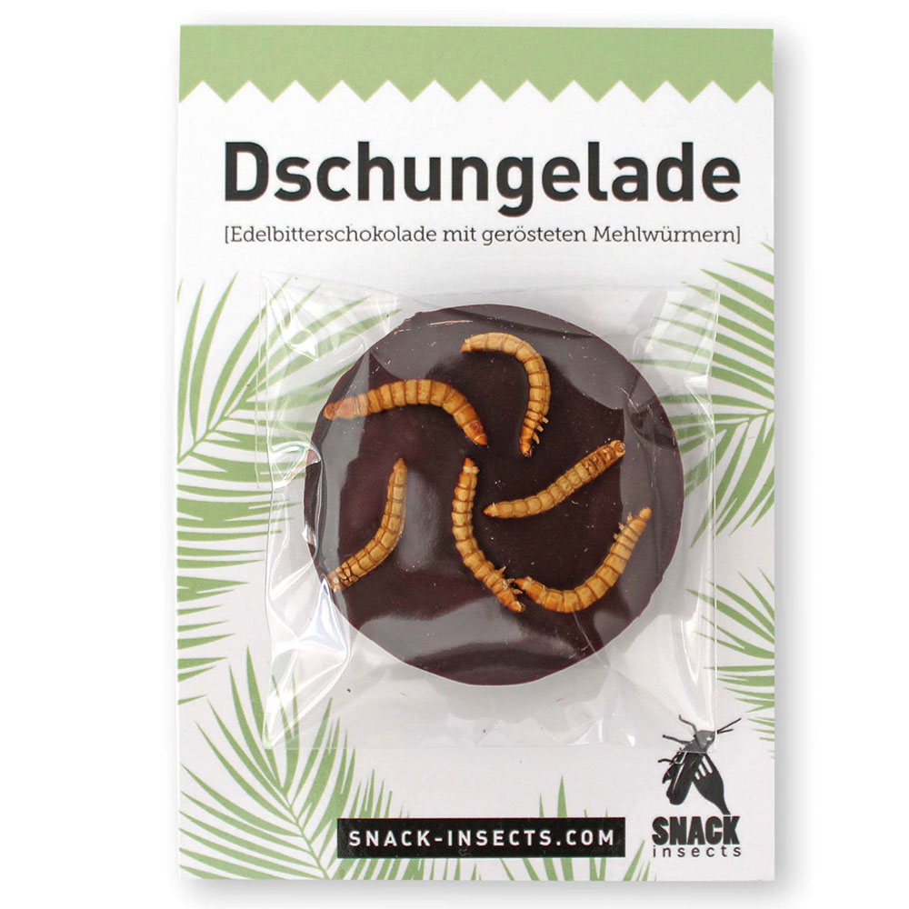 Snack-Insects Dschungelade Edelbittertaler mit Mehlwürmern 10g