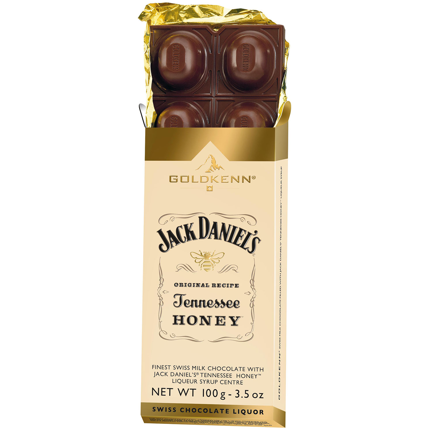 Goldkenn Jack Daniel's Tennessee Honey Chocolate 100g