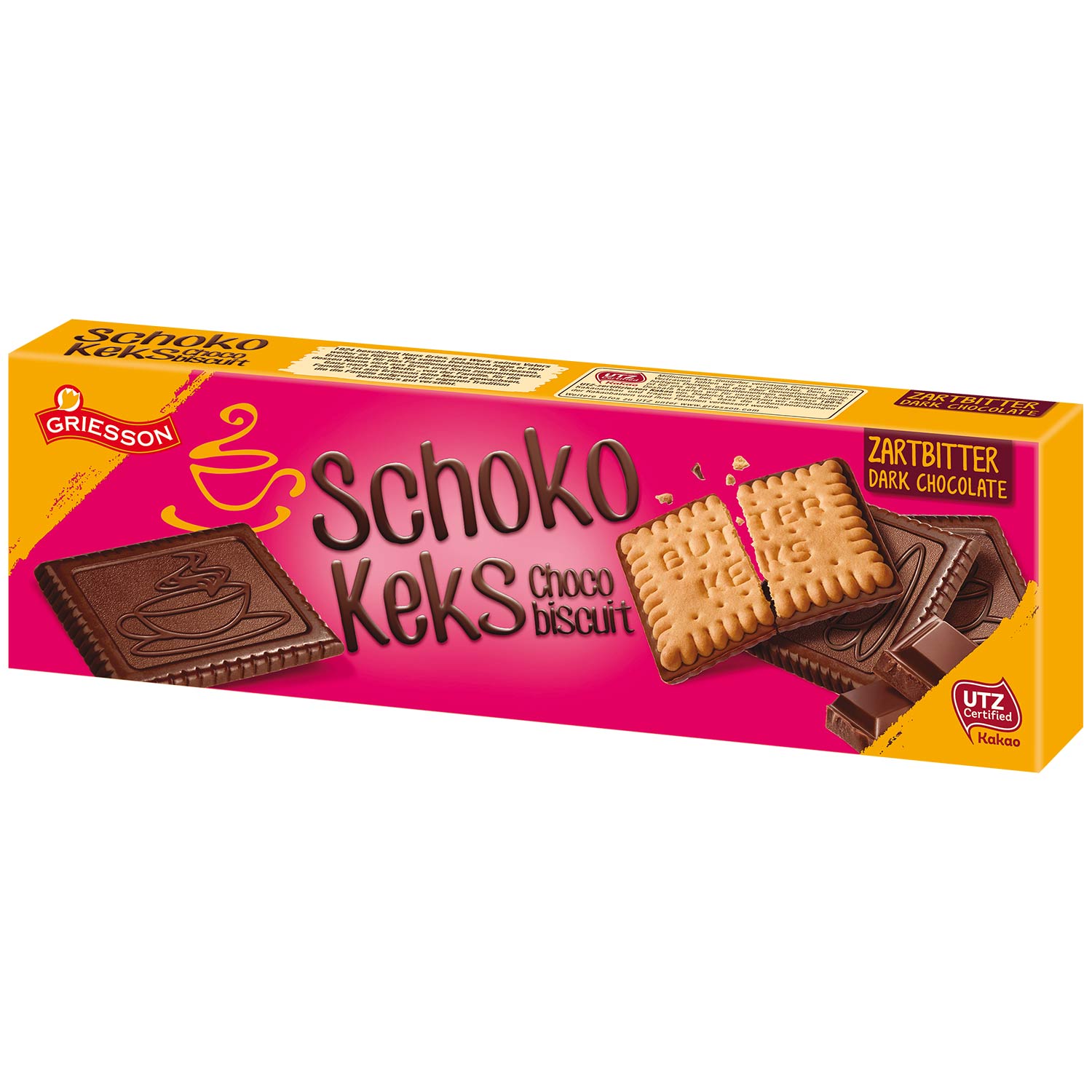 Griesson Schoko Keks Zartbitter 125g