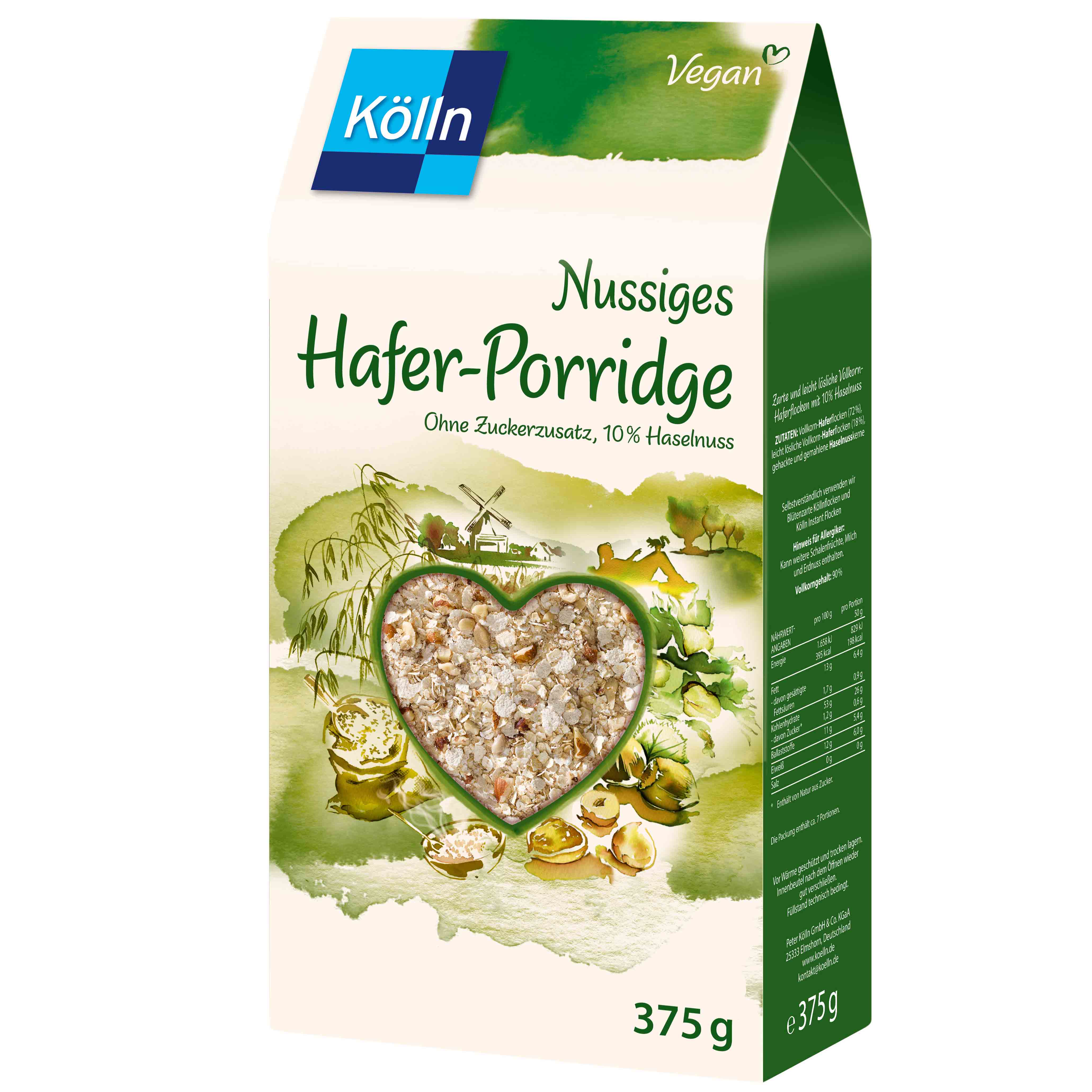 Kölln Nussiges Hafer-Porridge 375g