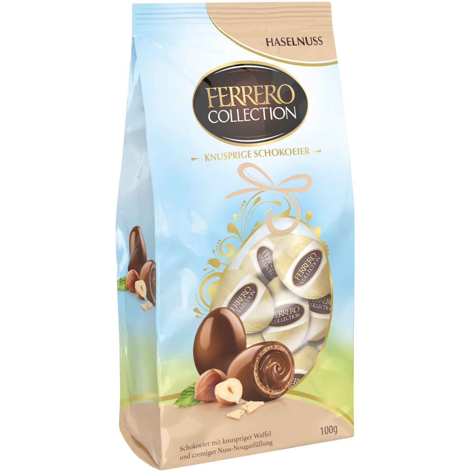 Ferrero Collection Knusprige Schokoeier Haselnuss 100g