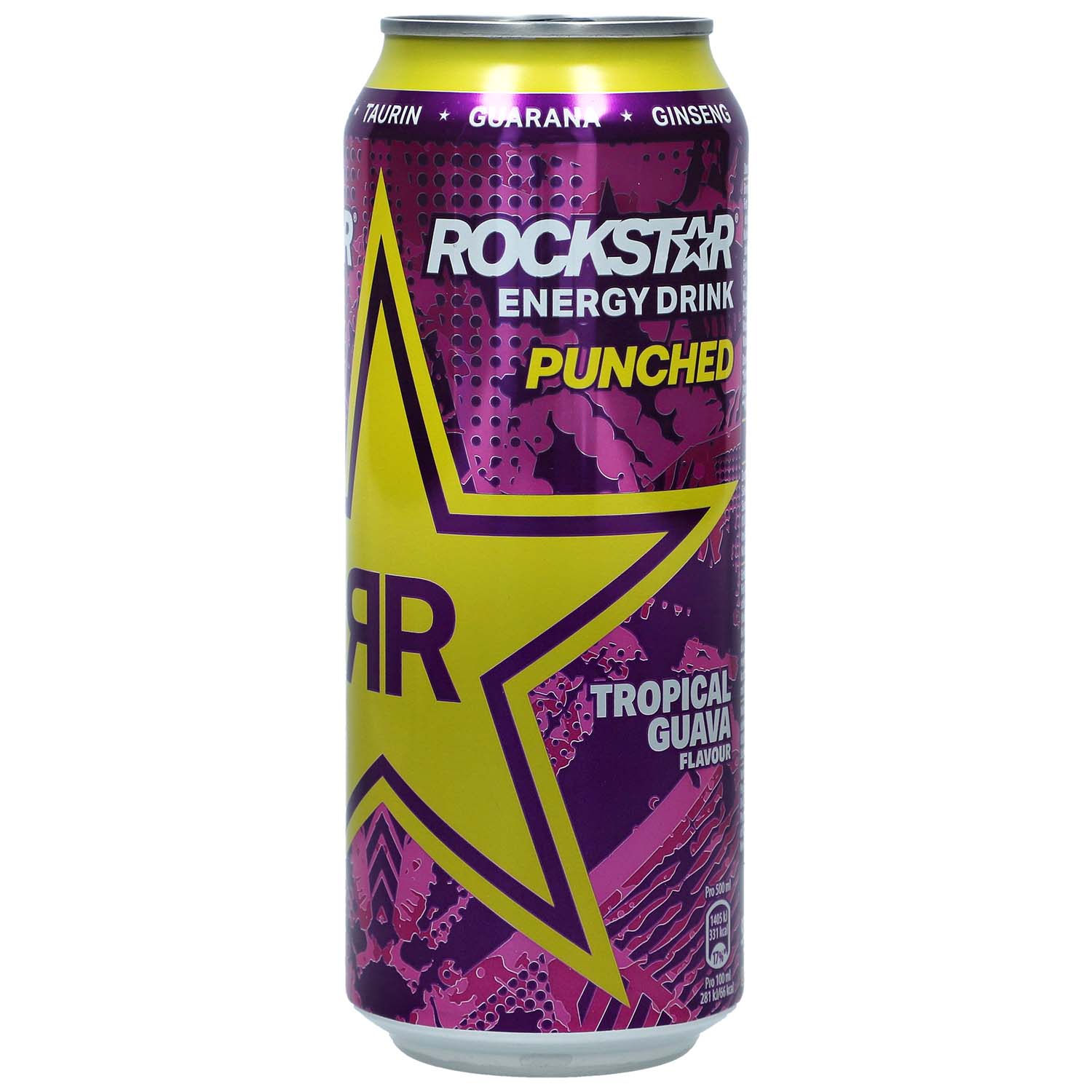 Rockstar Energy Drink Punched Tropical Guava 500ml