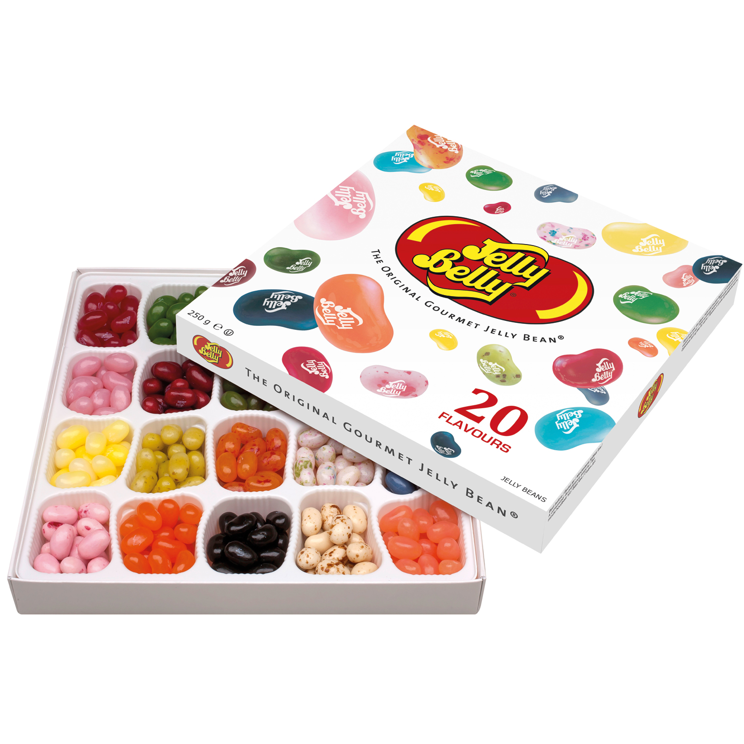 Jelly Belly 20 Sorten Mix Geschenkpackung 250g
