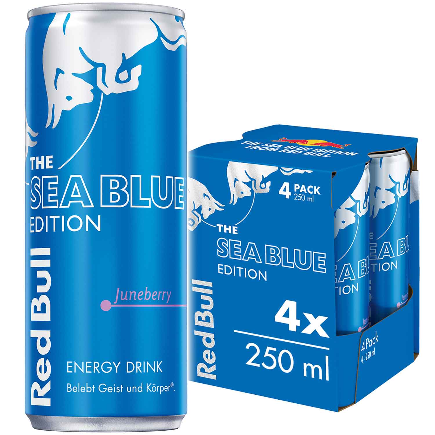 Red Bull The Sea Blue Edition Juneberry 4x250ml