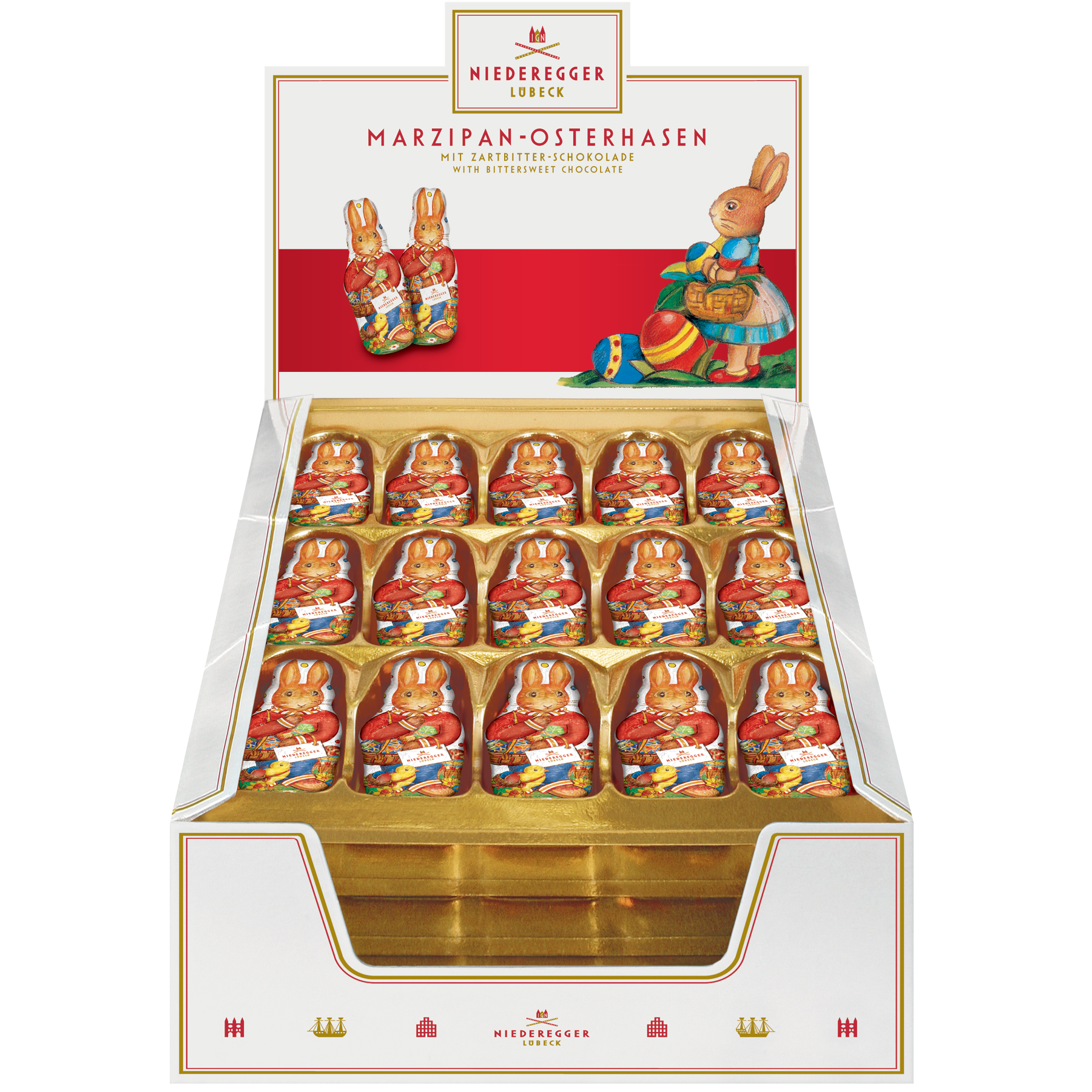 Niederegger Marzipan-Osterhasen 75x12,5g