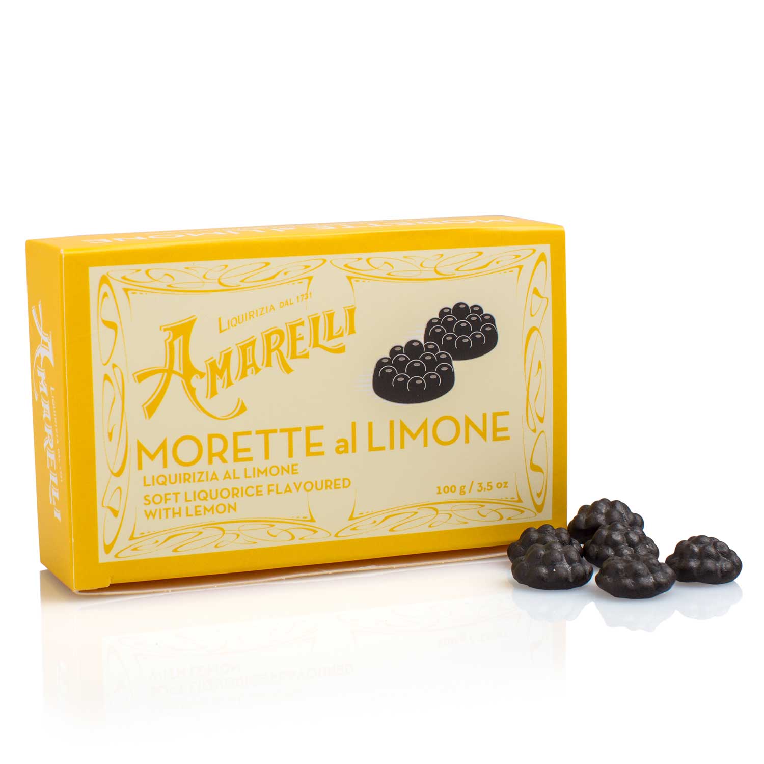 Amarelli Morette al Limone Box 100g