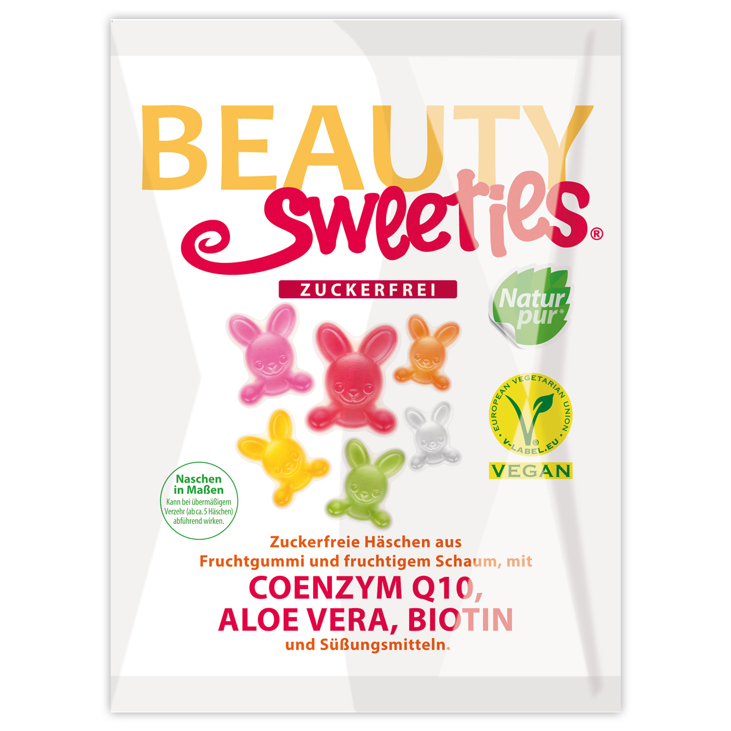 BeautySweeties Zuckerfreie Häschen 125g