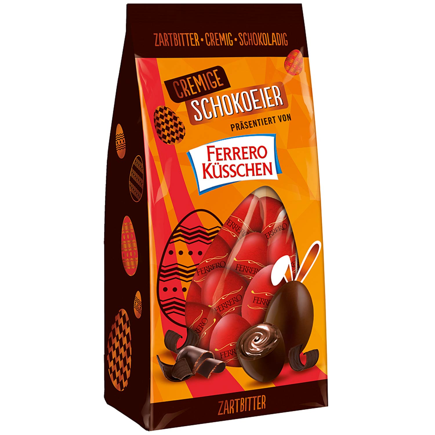 Ferrero Küsschen Cremige Schokoeier Zartbitter 100g