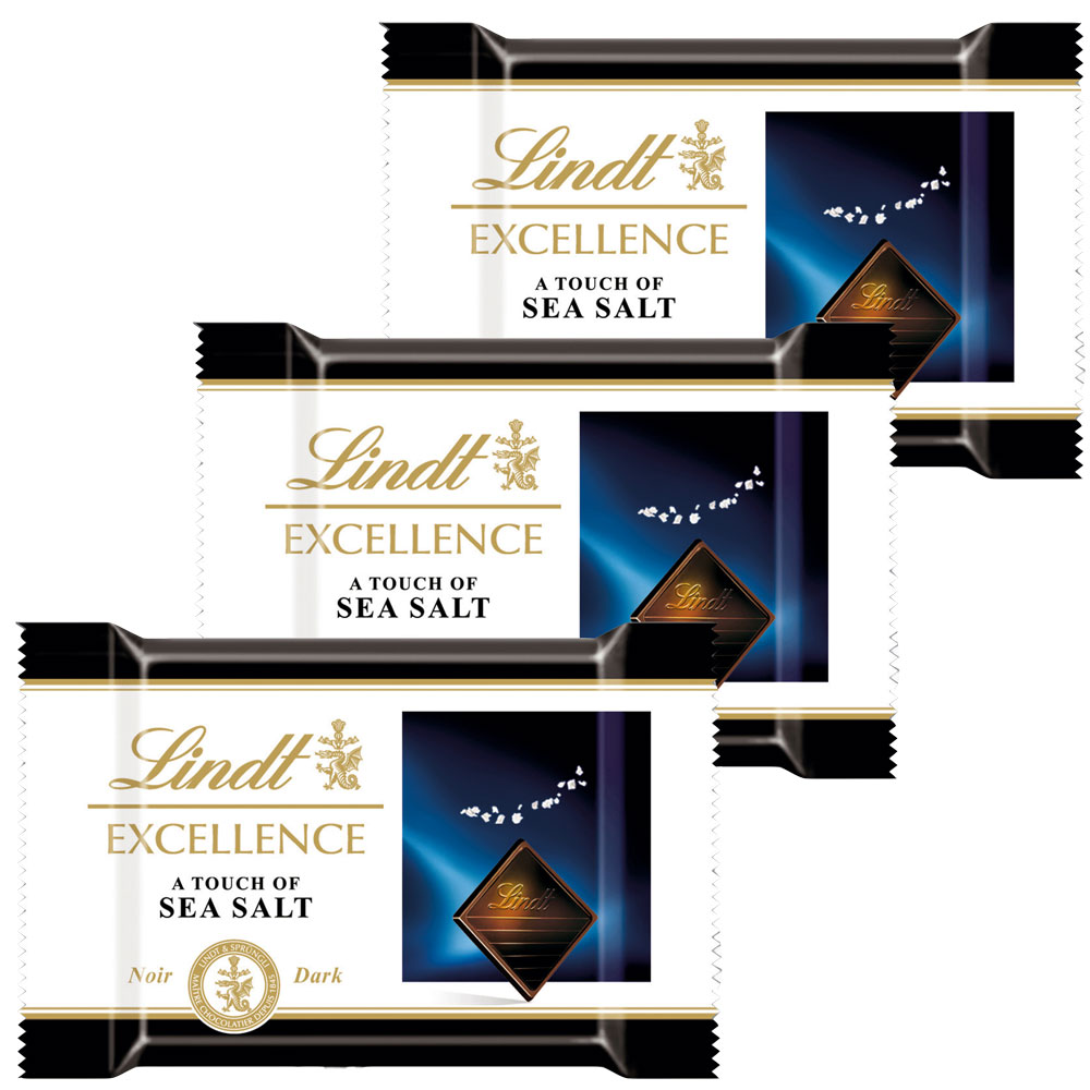 Lindt Excellence Mini Täfelchen Fleur de Sel Feinherb 200er