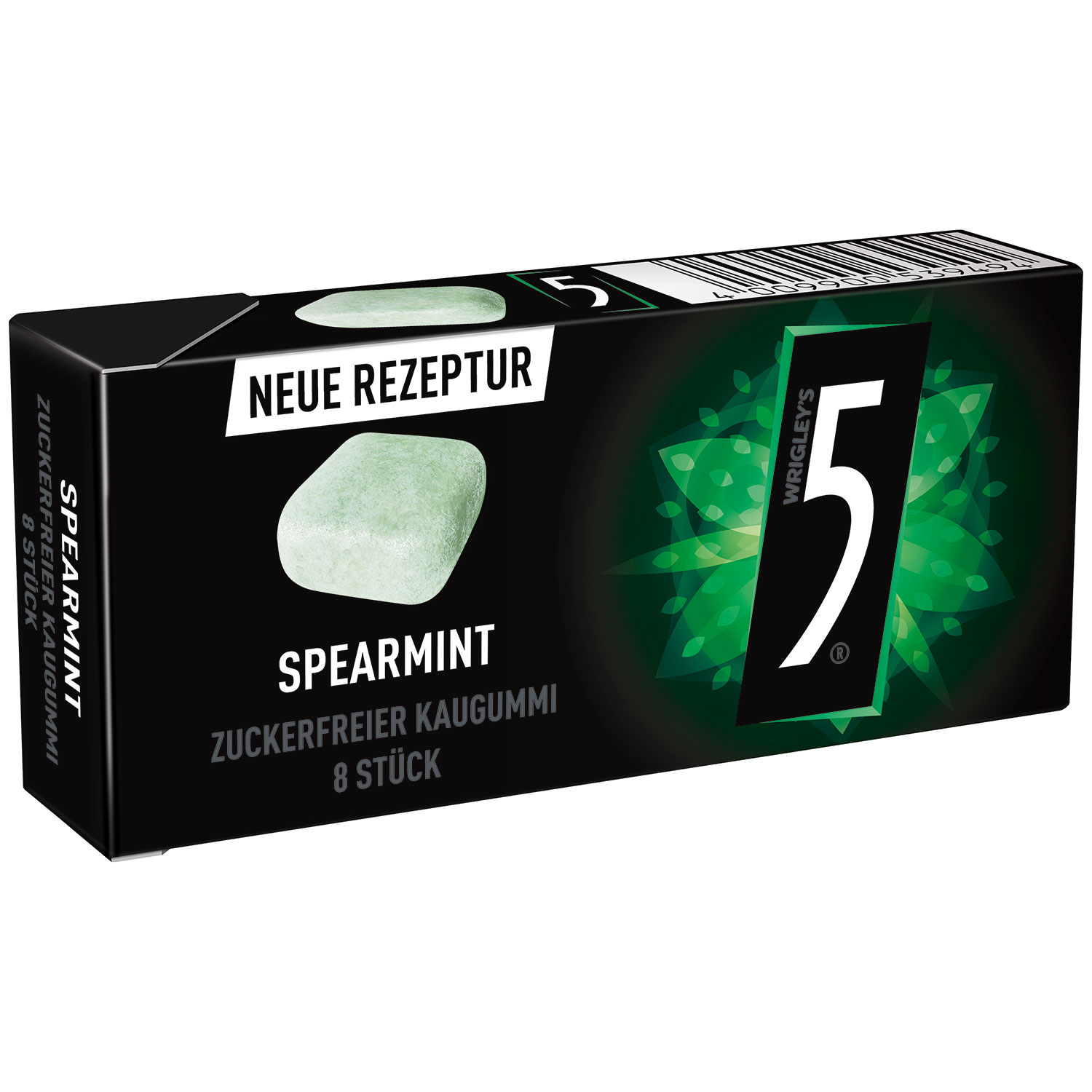 5 GUM Spearmint 8er