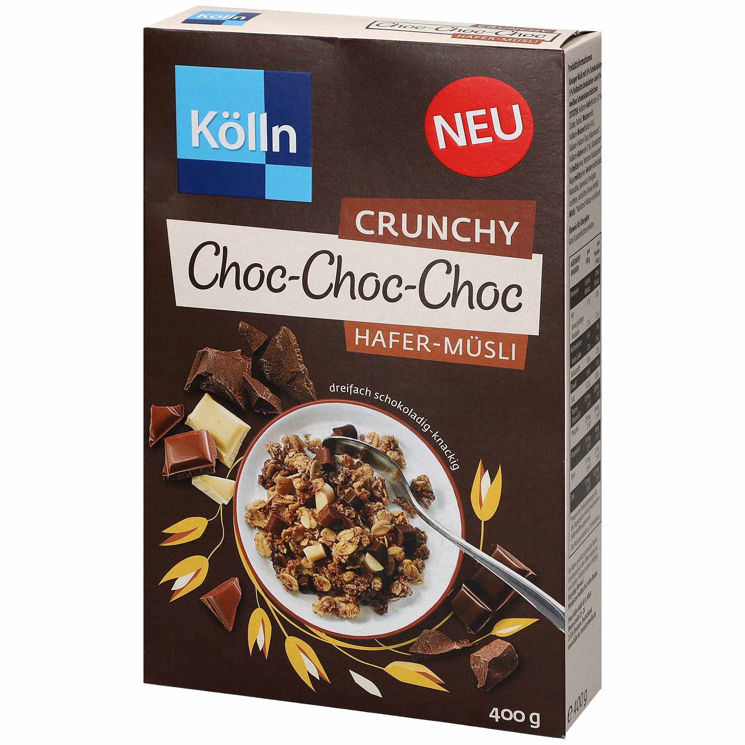 Kölln Crunchy Choc-Choc-Choc Hafer-Müsli 400g