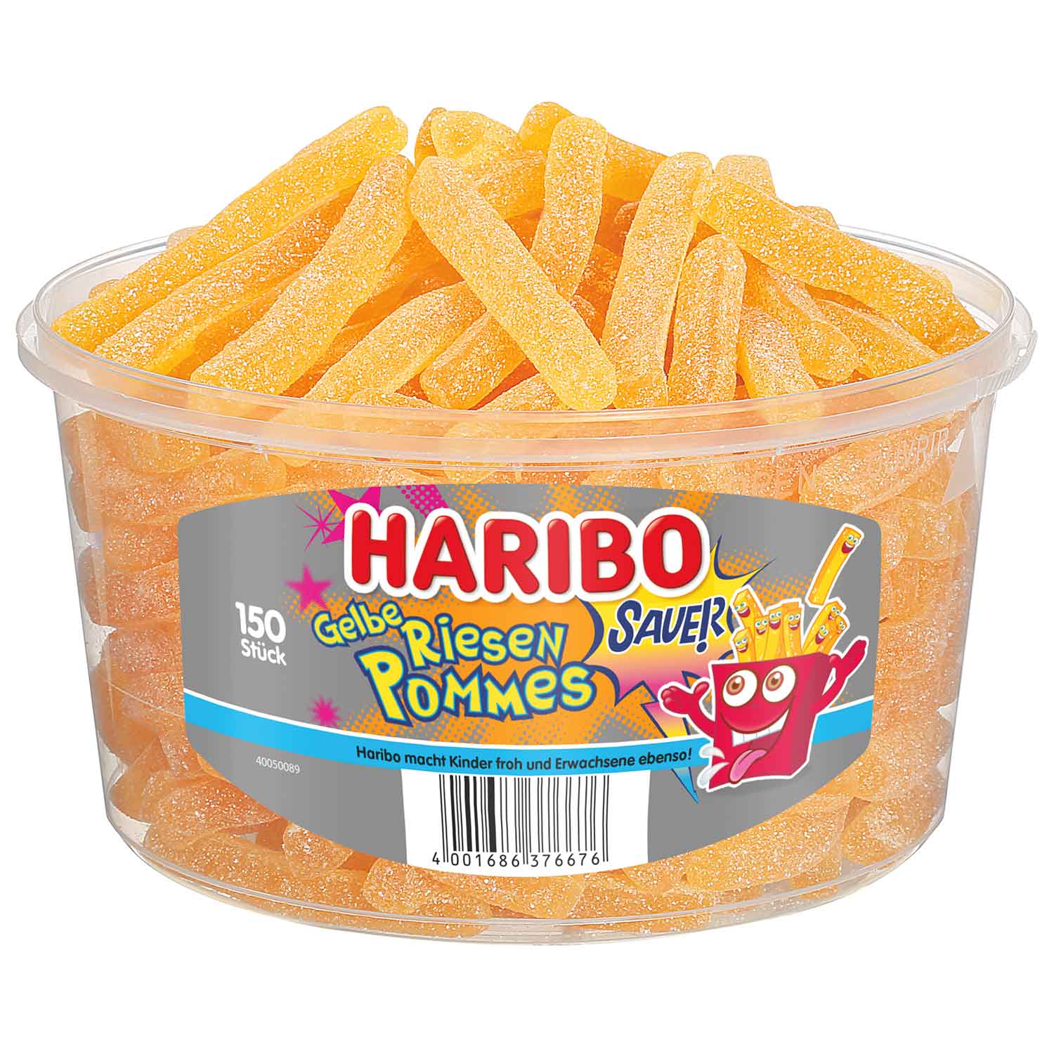 Haribo Gelbe Pommes sauer 150er