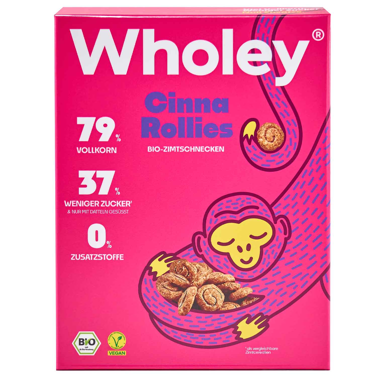 Wholey Cinna Rollies Bio 275g