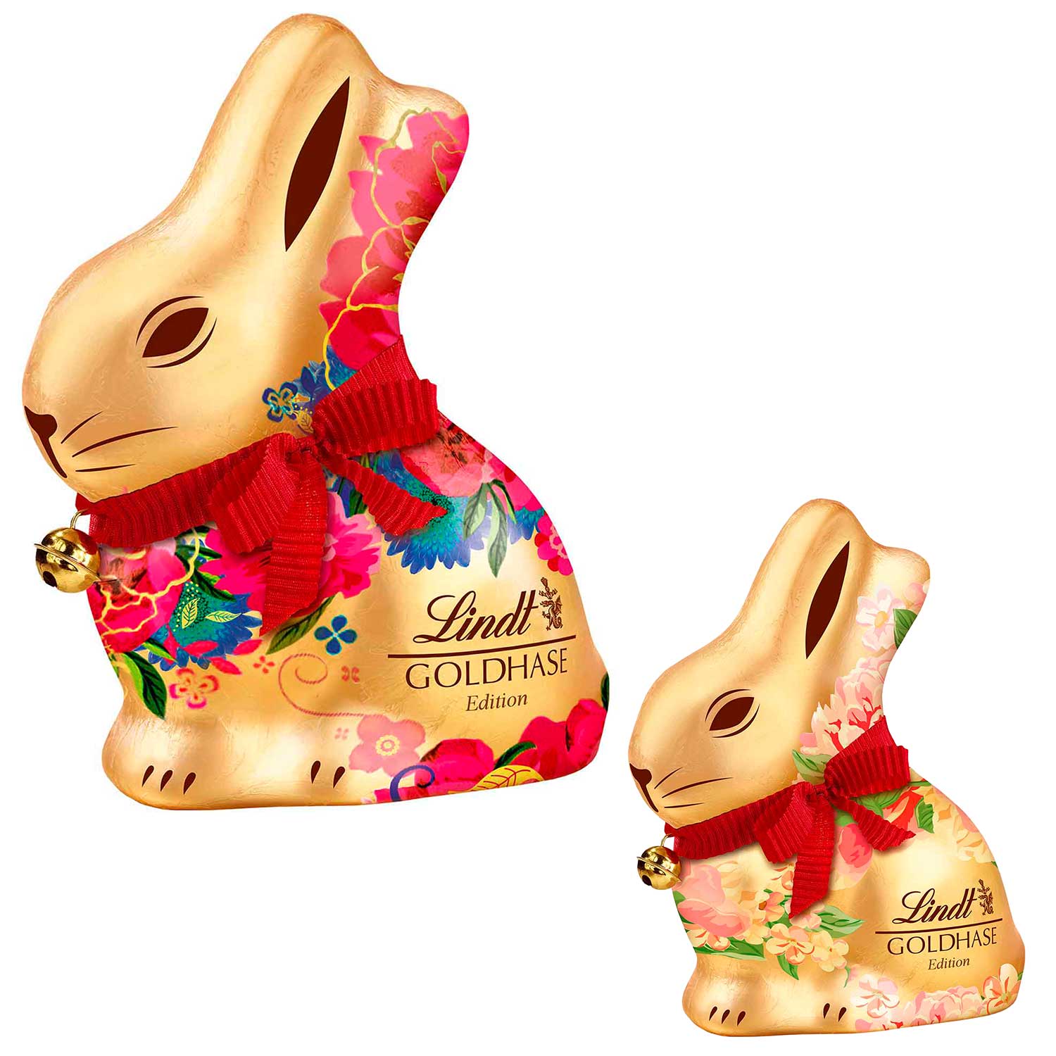 Lindt Goldhase Blumen Edition 100g