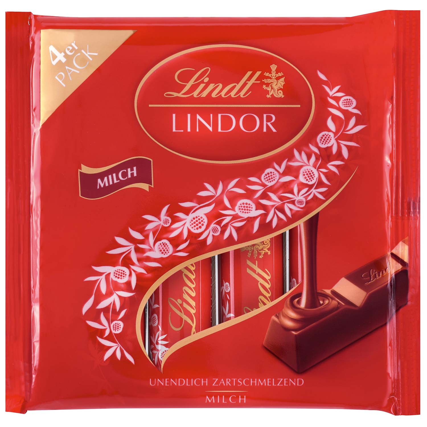 Lindt Lindor Vollmilch Sticks 4x25g