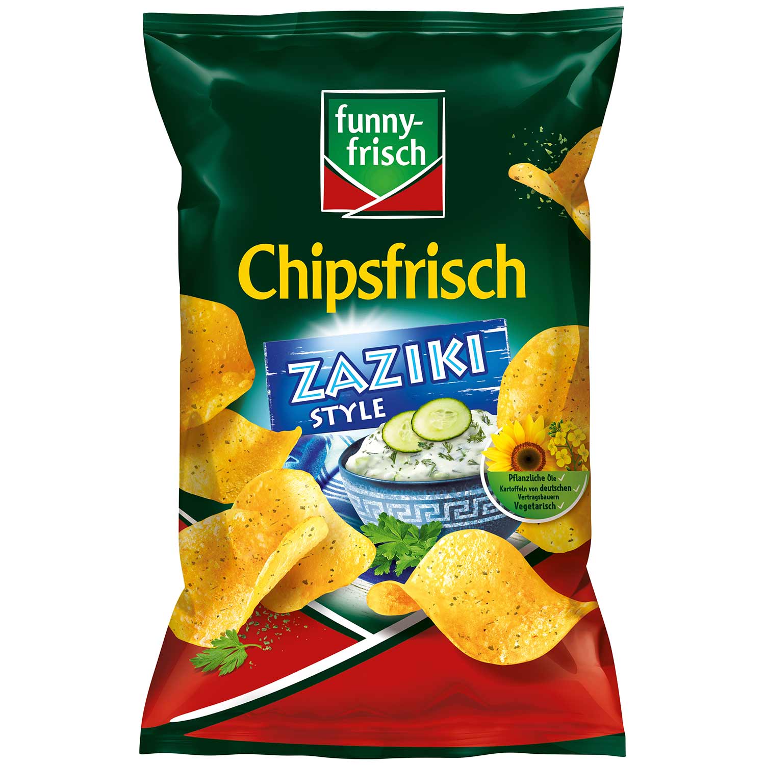 funny-frisch Chipsfrisch Zaziki Style 150g