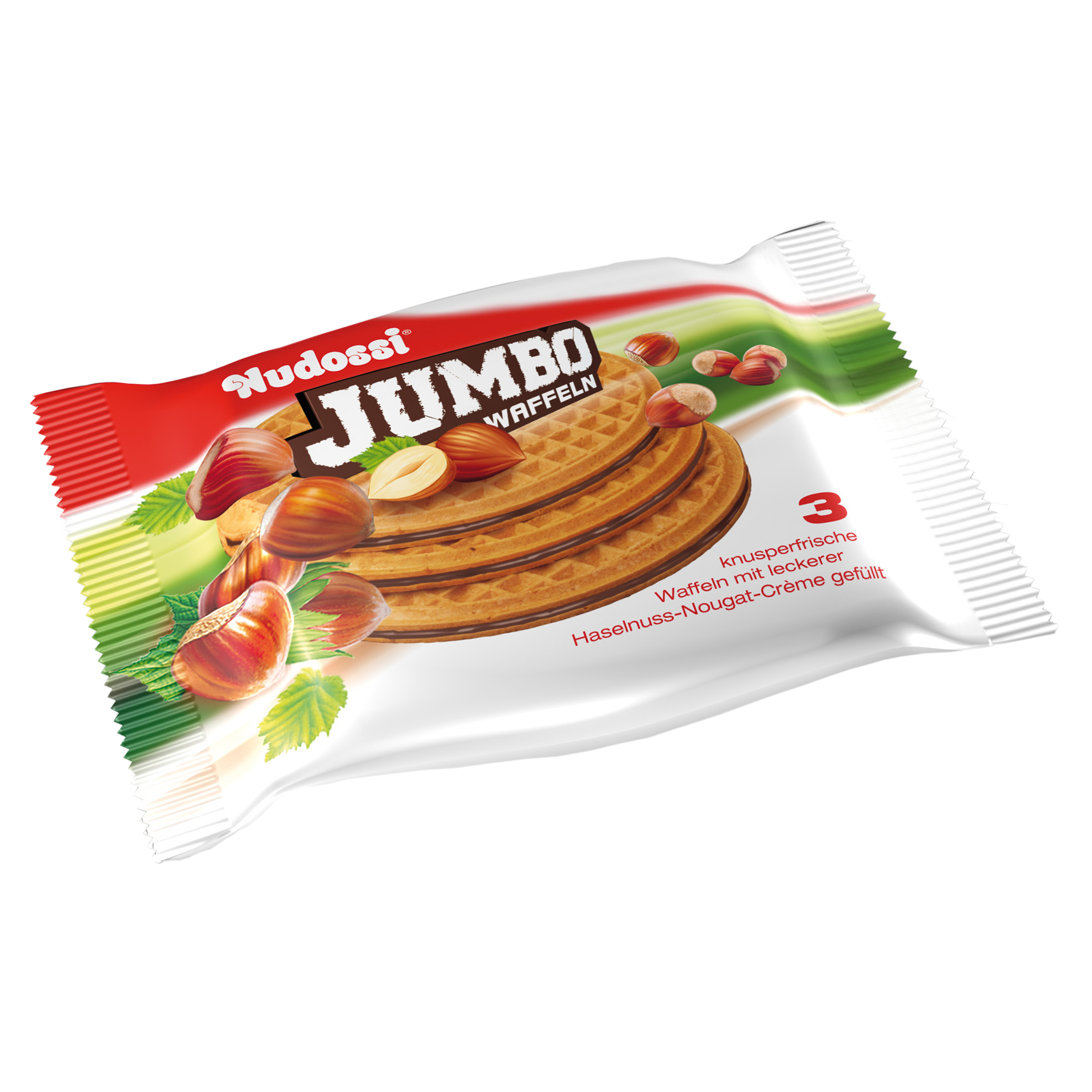 Nudossi Jumbo Waffeln 3er