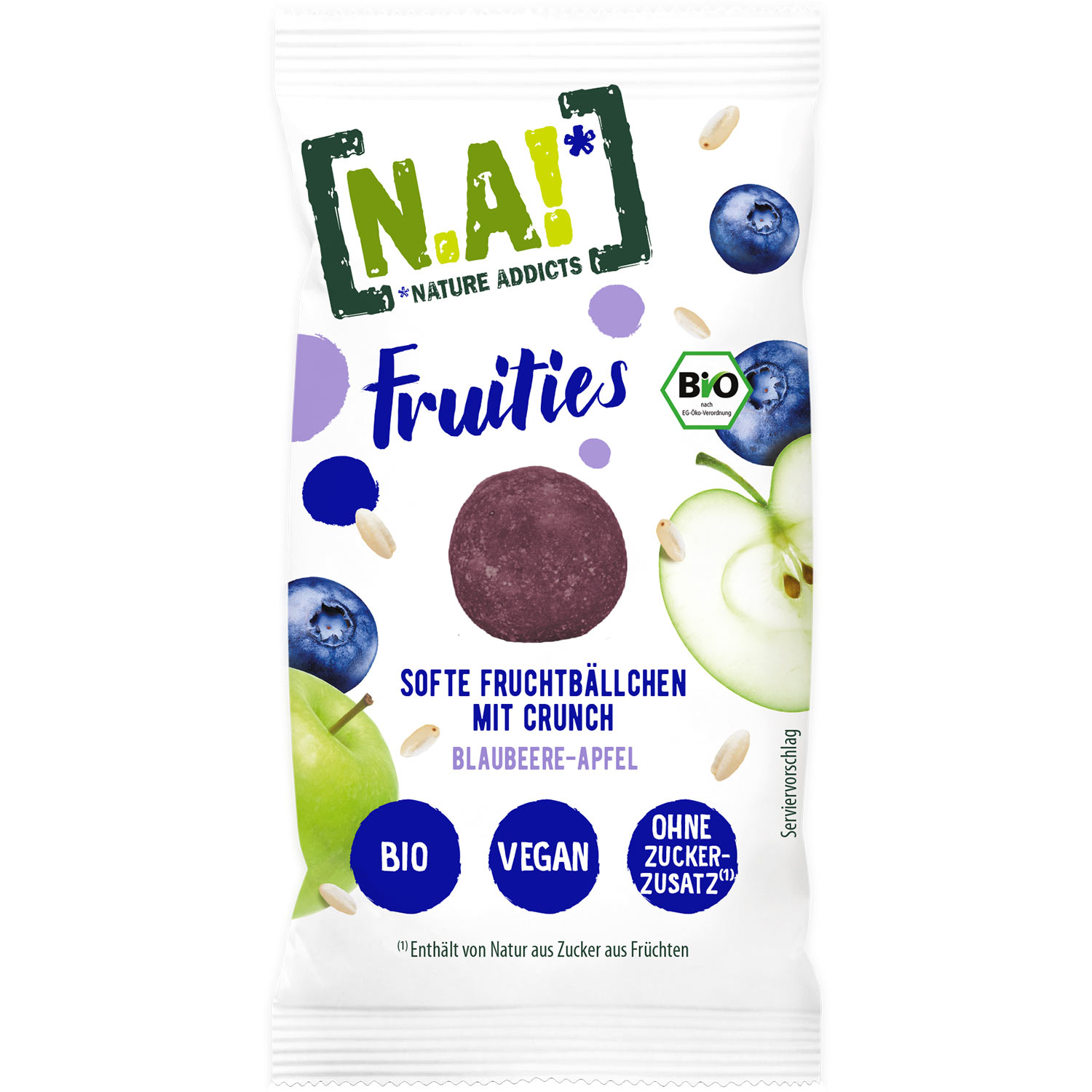 N.A! Nature Addicts Fruities Blaubeere-Apfel Bio 30g