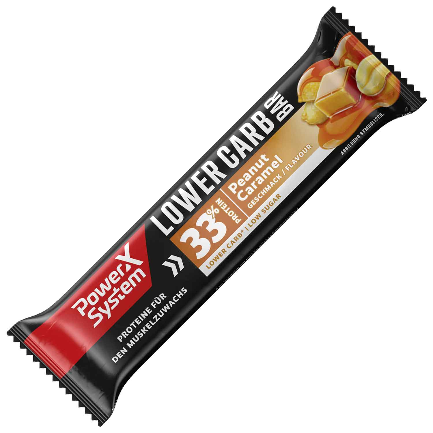 Power System Lower Carb Peanut Caramel 45g